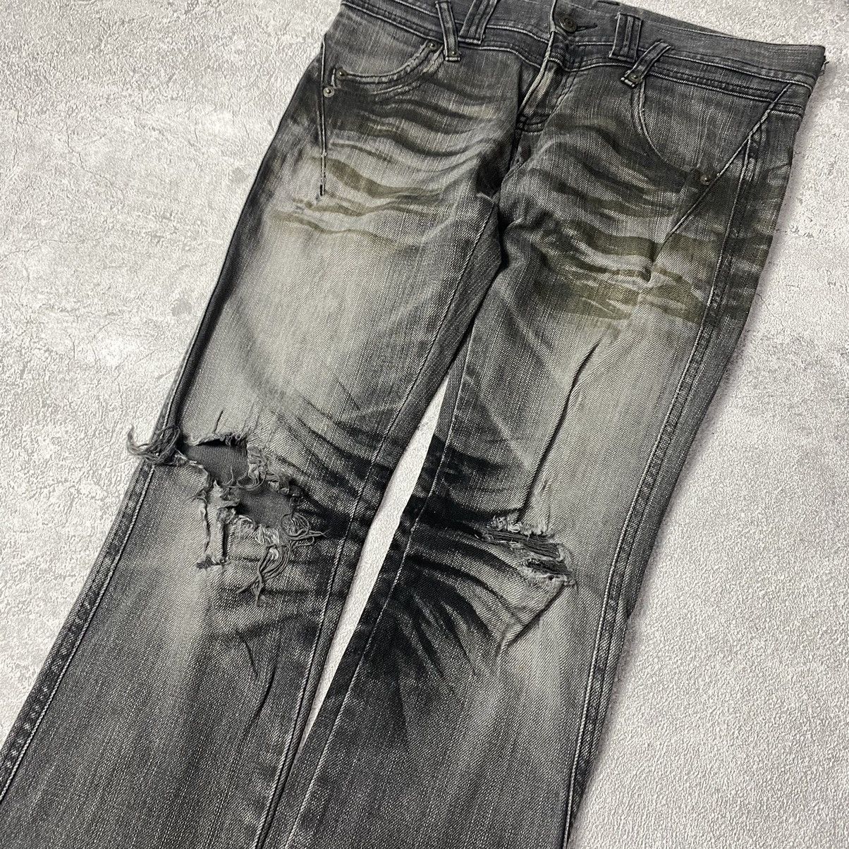 If Six Was Nine × Le Grande Bleu (L.G.B.) × Tornado Mart Tornado Mart Skiny Ripped Jeans Size US 28 / EU 44 - 4 Thumbnail