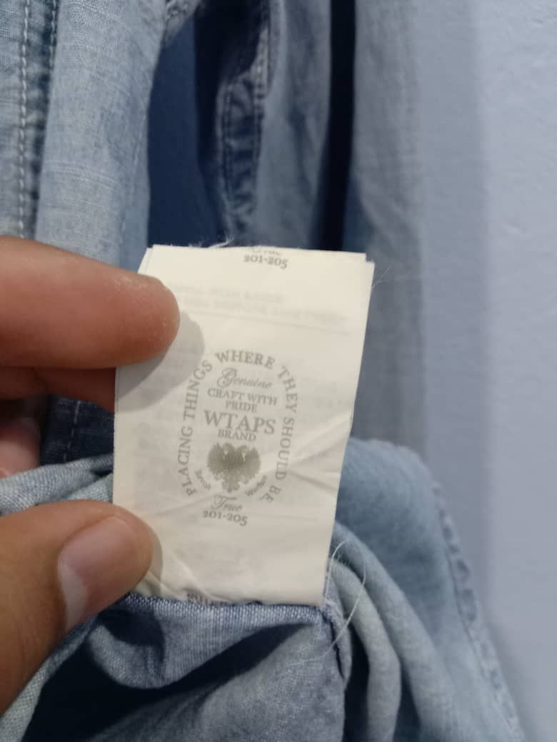 Wtaps WTAPS DENIME CHAMBRAY SHIRT MADE IN JAPAN SMALL SIZE Size US S / EU 44-46 / 1 - 8 Thumbnail