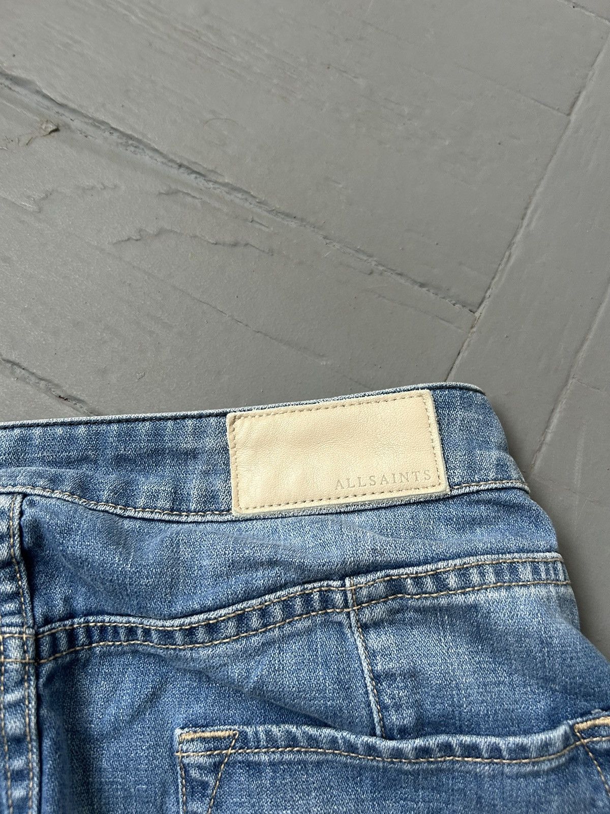 Allsaints All saints denim mini skirt Size 27" / US 4 / IT 40 - 6 Thumbnail