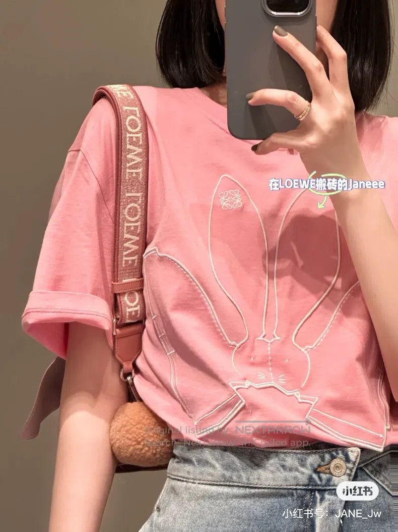 Loewe Loewe Pink T-Shirt Size XS / US 0-2 / IT 36-38 - 1 Thumbnail