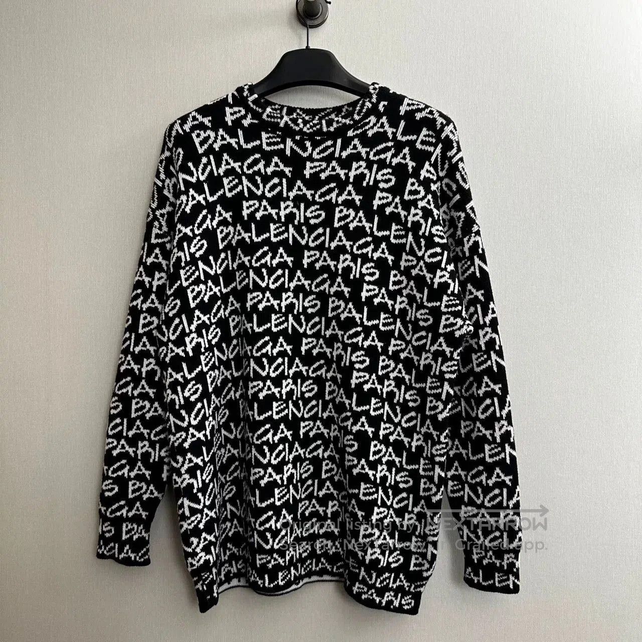 Balenciaga Balenciaga Knit All-Over Print Sweater. Size US XS / EU 42 / 0 - 1 Thumbnail