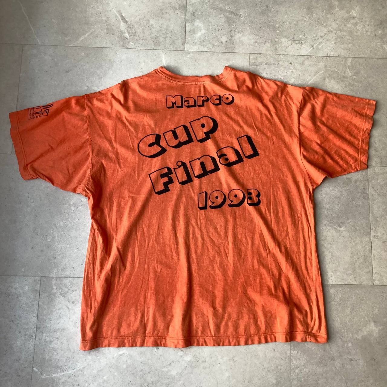 Adidas Vintage 90s Adidas Volleyball Marathon Boxy Oversized Tee Size US XL / EU 56 / 4 - 5 Thumbnail