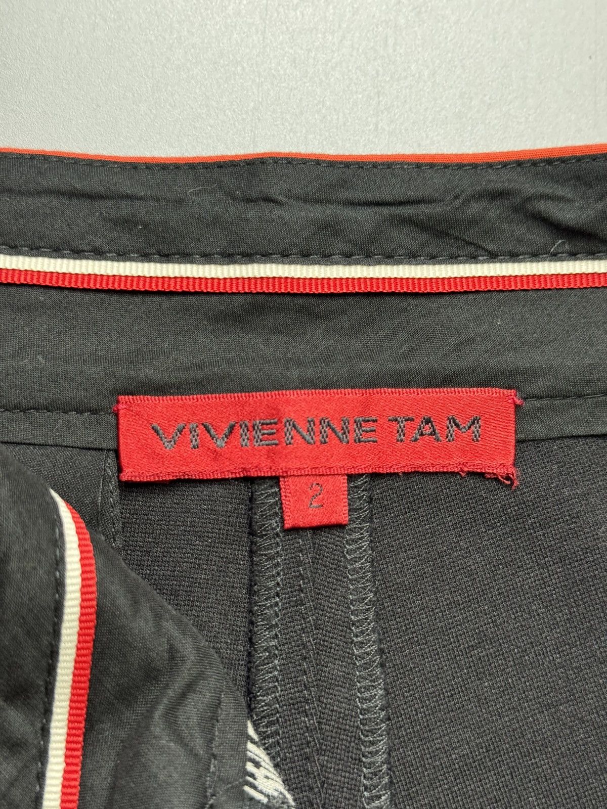 Vivienne Tam Vivienne Tam - 2 Color Pattern Slim Pants Size 30" / US 8 / IT 44 - 9 Thumbnail