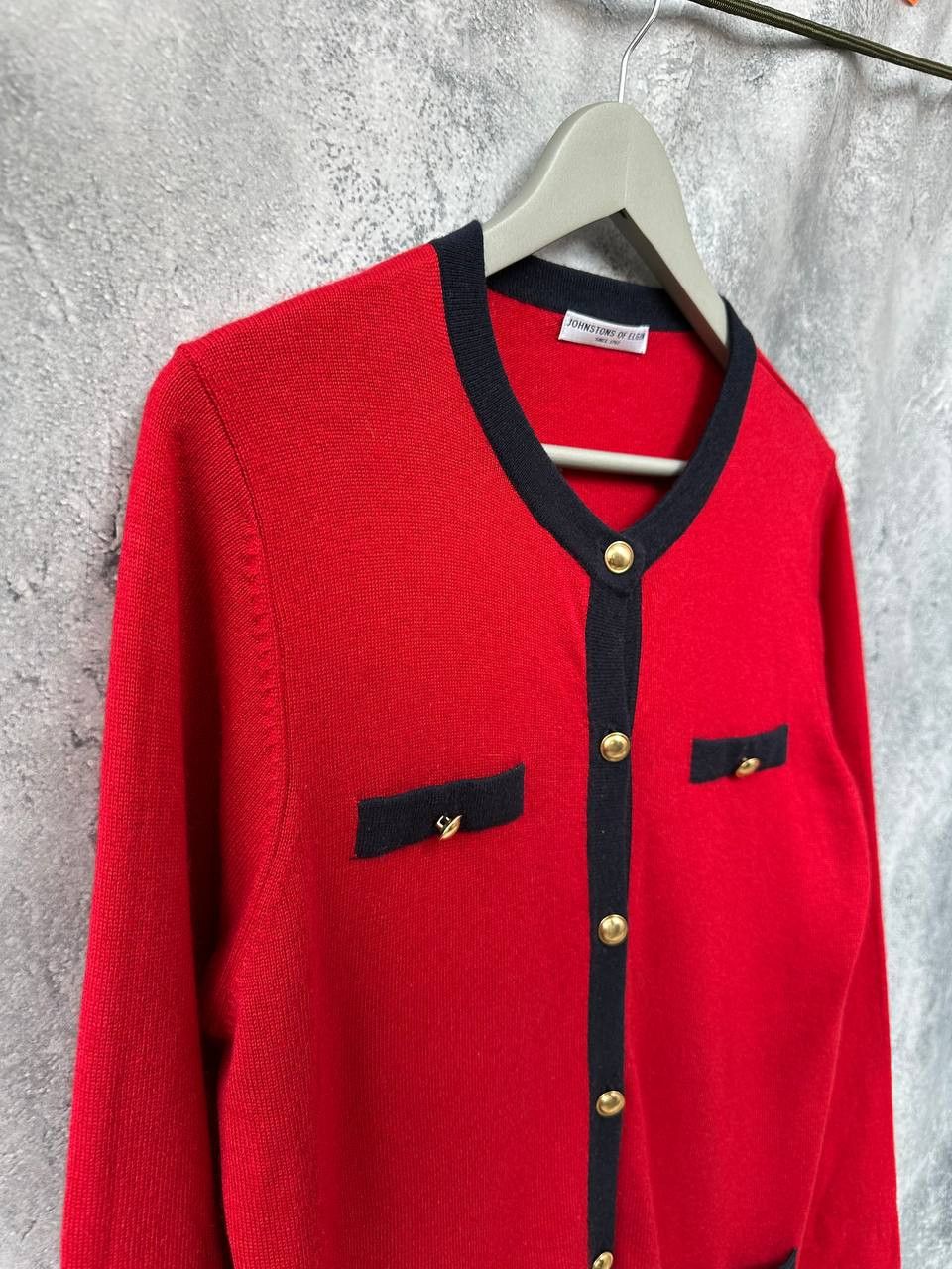 Johnstons Of Elgin Johnstons of Elgin Cashmere/Silk Cardigan Luxury Long Sleeve Size L / US 10 / IT 46 - 4 Thumbnail