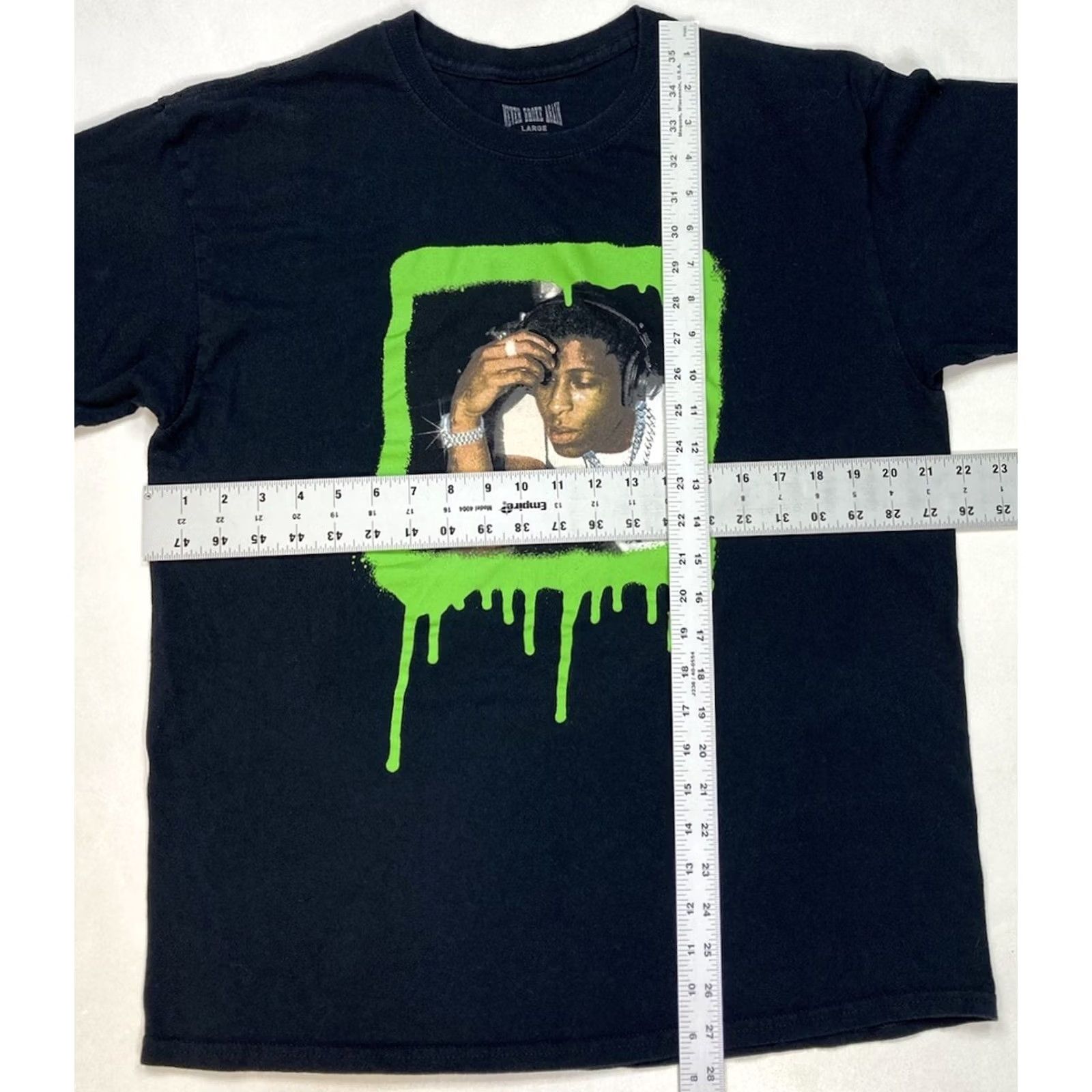 Vintage Never Broke Again Graphic T-shirt Men Large Black YoungBoy Rap Music Size US L / EU 52-54 / 3 - 5 Thumbnail