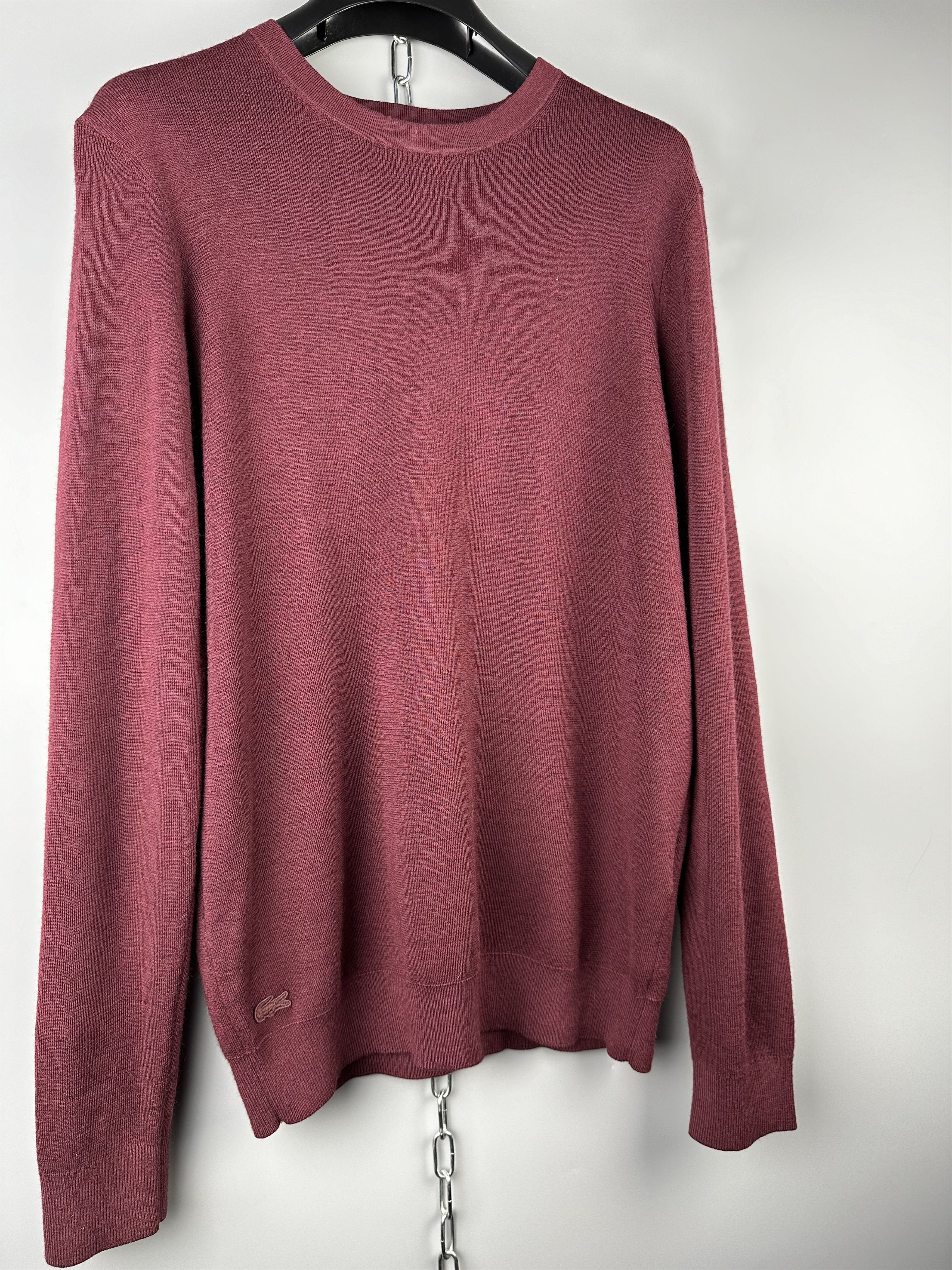 Lacoste Lacoste Wool Knit Sweater Jumper Size US M / EU 48-50 / 2 - 2 Thumbnail