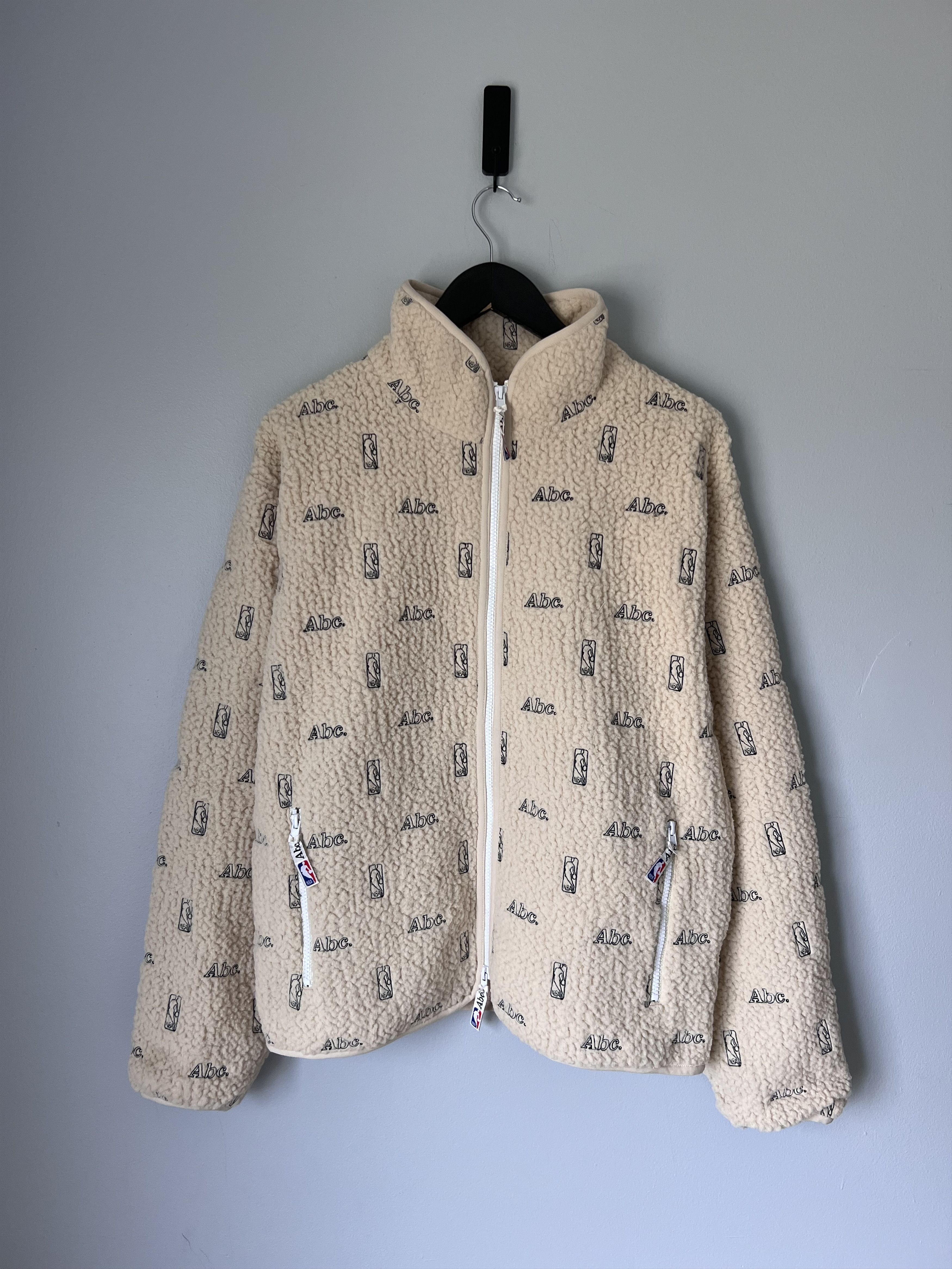 Advisory Board Crystals × NBA Advisory Board Crystals NBA Fleece Zip Jacket in Cream Size US L / EU 52-54 / 3 - 1 Thumbnail