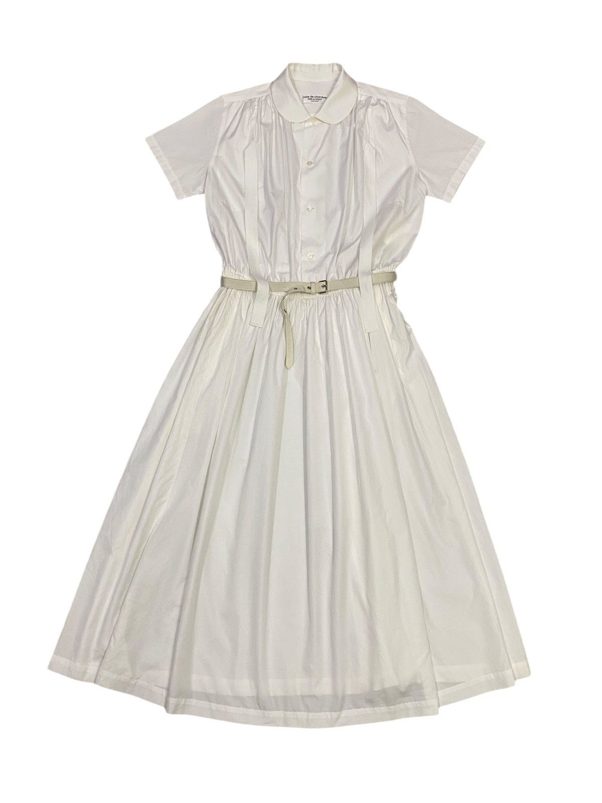 Comme des Garcons Comme Des Garçons AD2001 Cotton Poplin Midi Dress Size M / US 6-8 / IT 42-44 - 2 Thumbnail