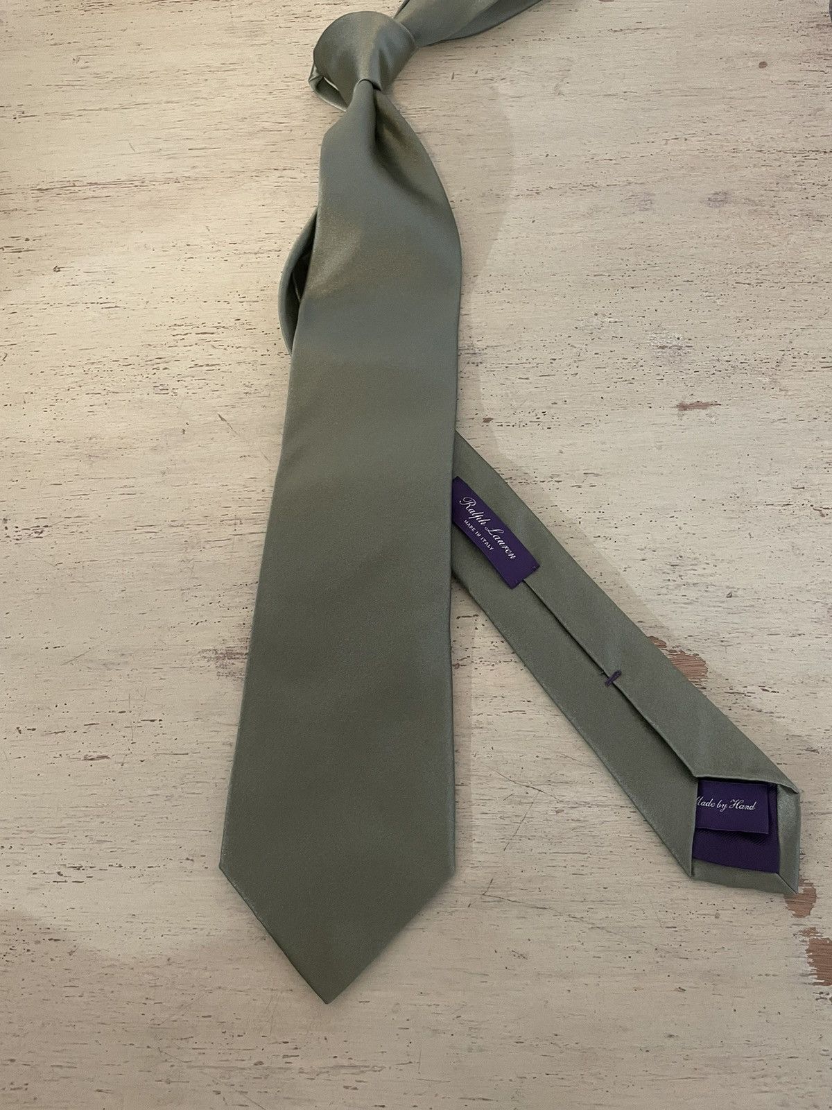 Ralph Lauren Purple Label Silk Satin Tie Size ONE SIZE - 3 Thumbnail