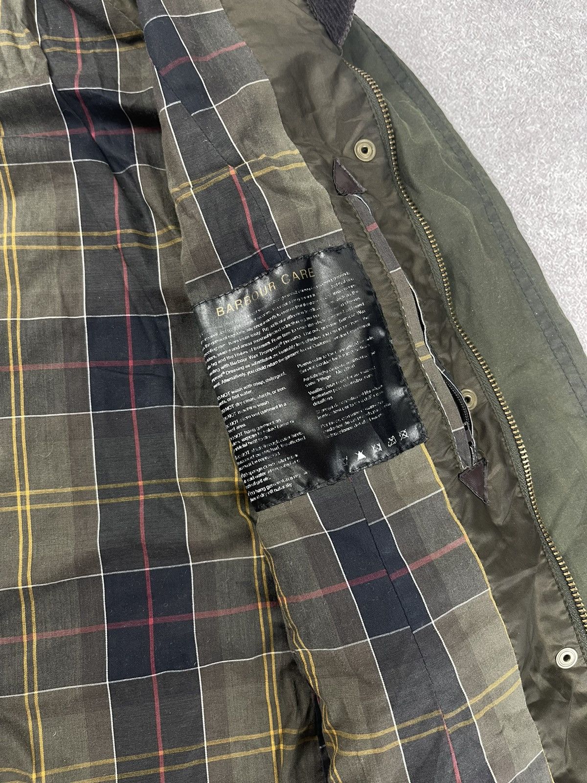 Barbour × Vintage × Wax London Barbour Flyweight Beadnell Wax Parka Jacket Size 10 Size M / US 6-8 / IT 42-44 - 11 Thumbnail