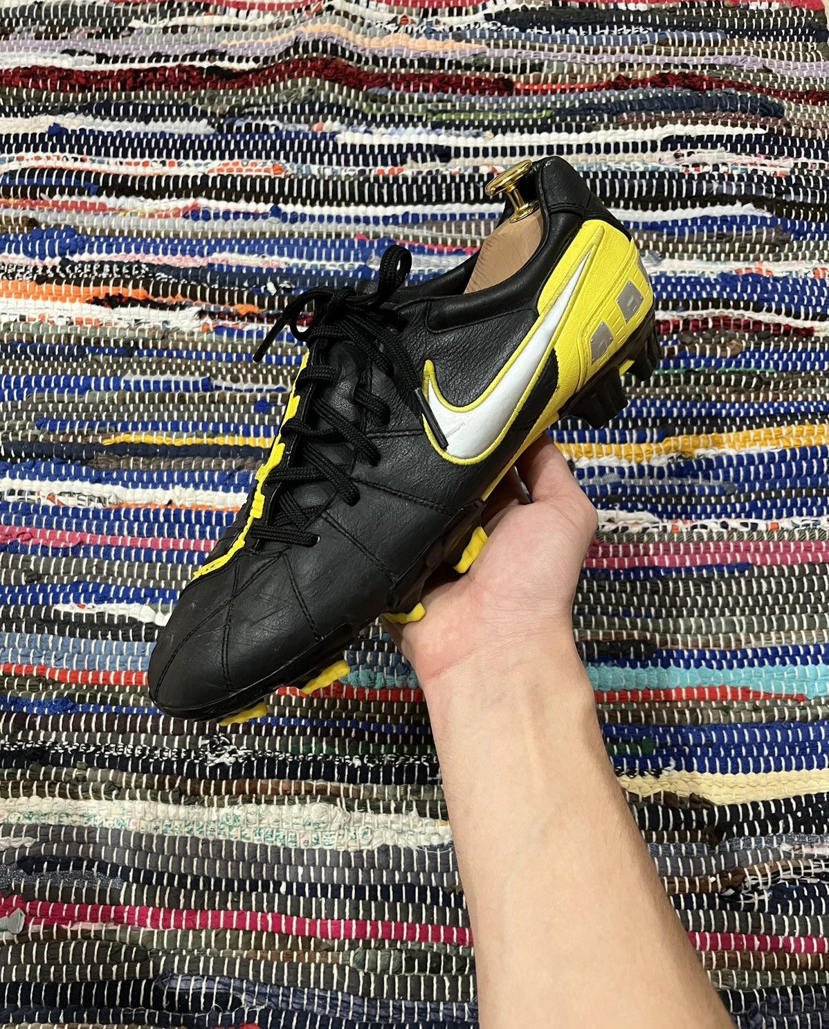 nike total 90 laser iii yellow