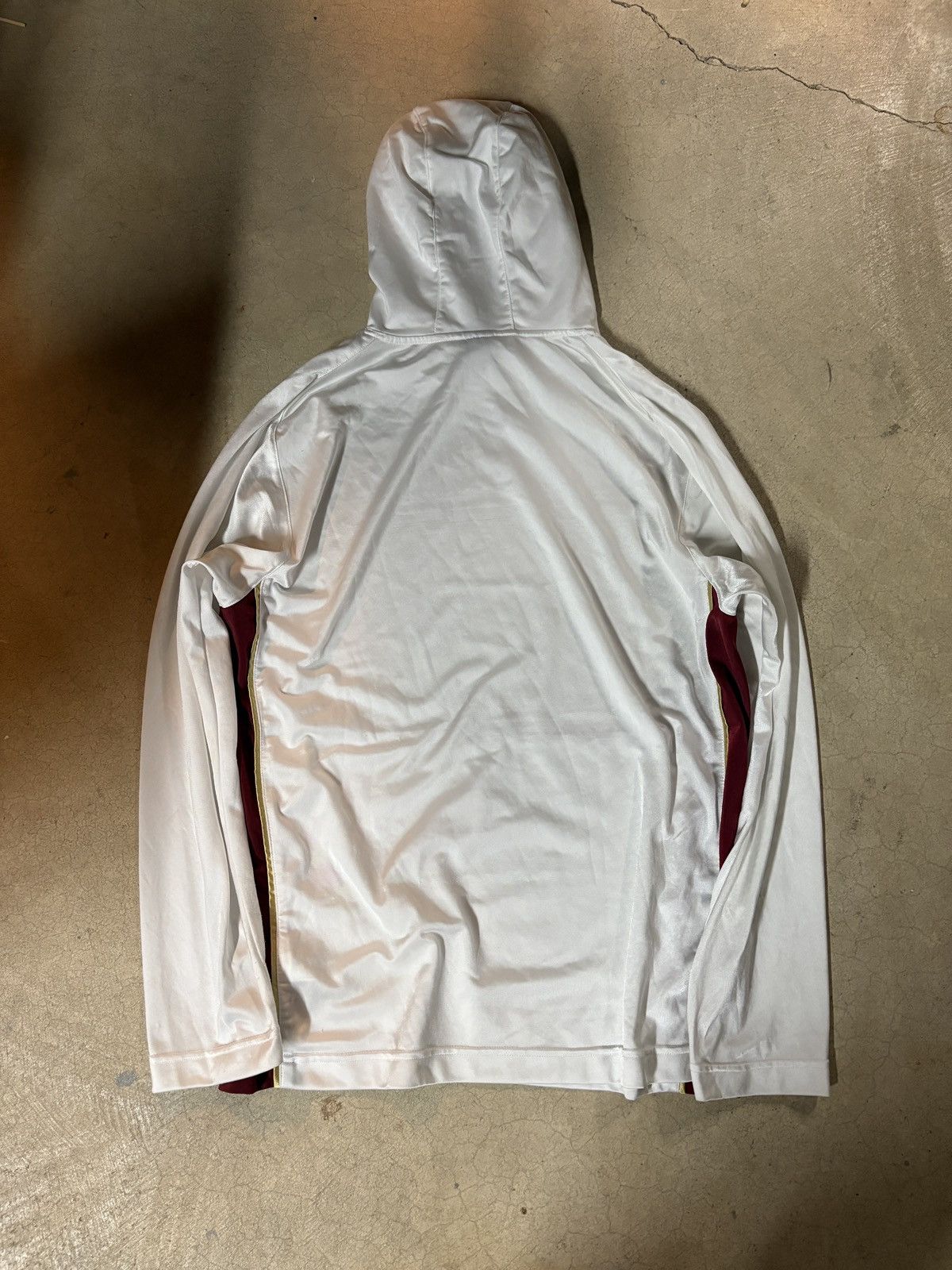 Nike Vintage 00’s Nike Y2K Center Logo Hoodie White Size Large Size US L / EU 52-54 / 3 - 4 Thumbnail