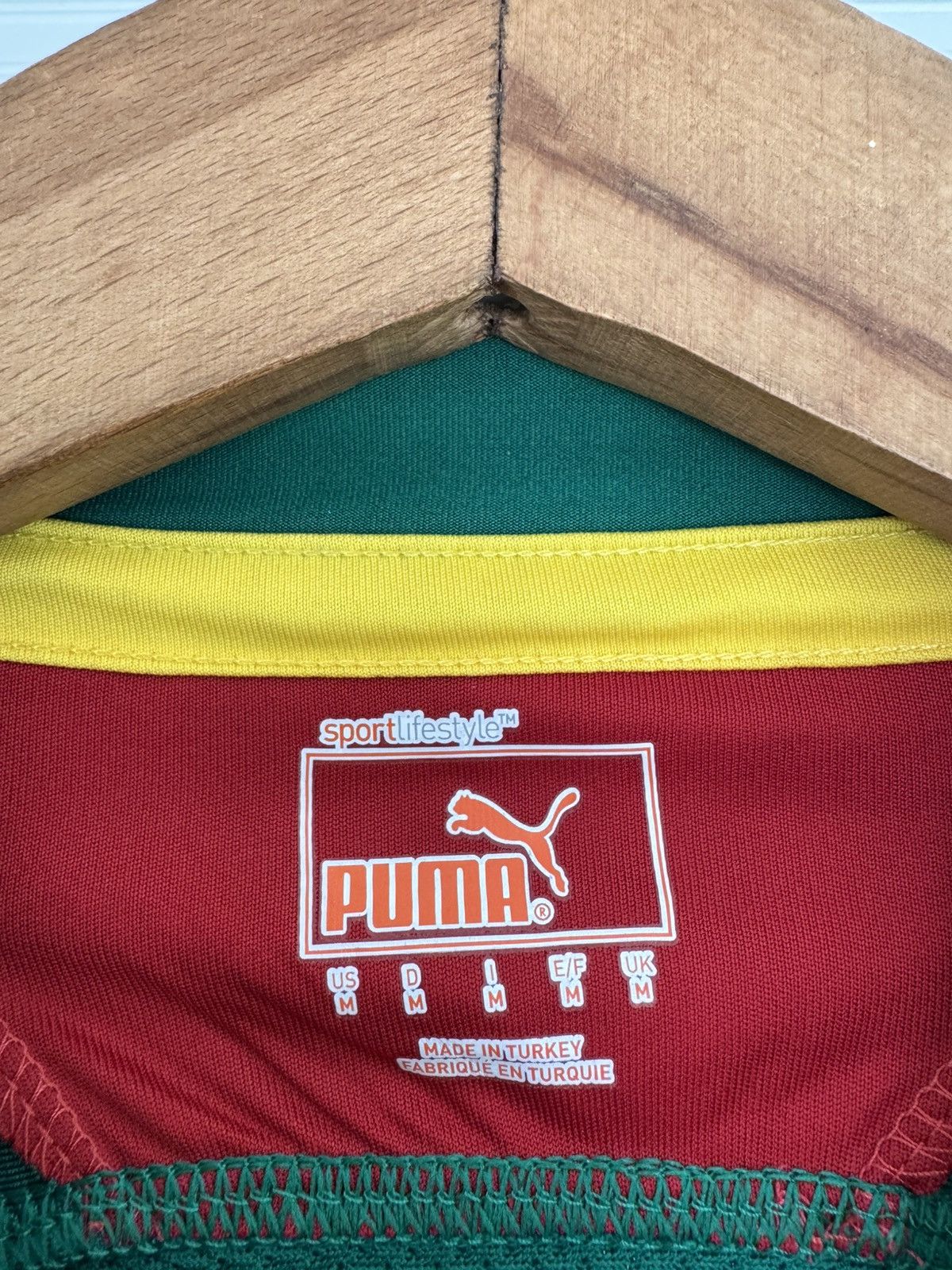 Puma Cameroon 2012-2013 Home Soccer Player Issue Jersey Kit Shirt Size US M / EU 48-50 / 2 - 12 Thumbnail