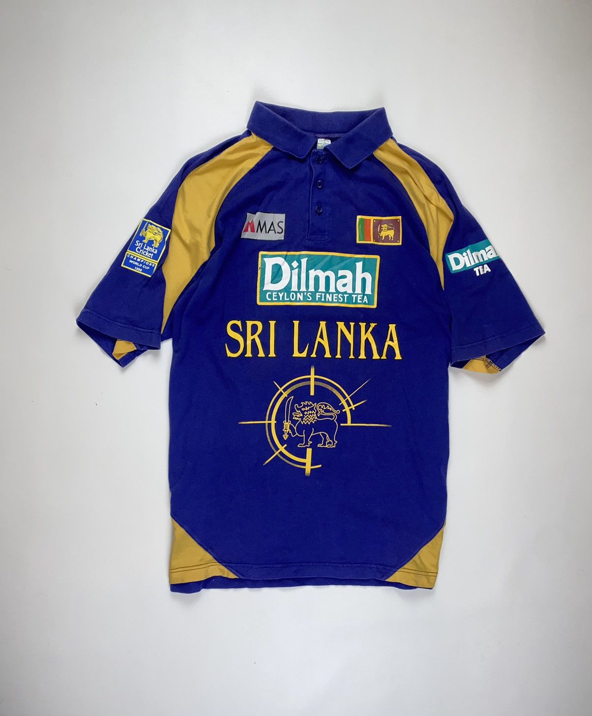 Vintage 🚨 1996 Sri Lanka Cricket vintage polo t shirt tee logo man’s Size US XL / EU 56 / 4 - 1 Thumbnail