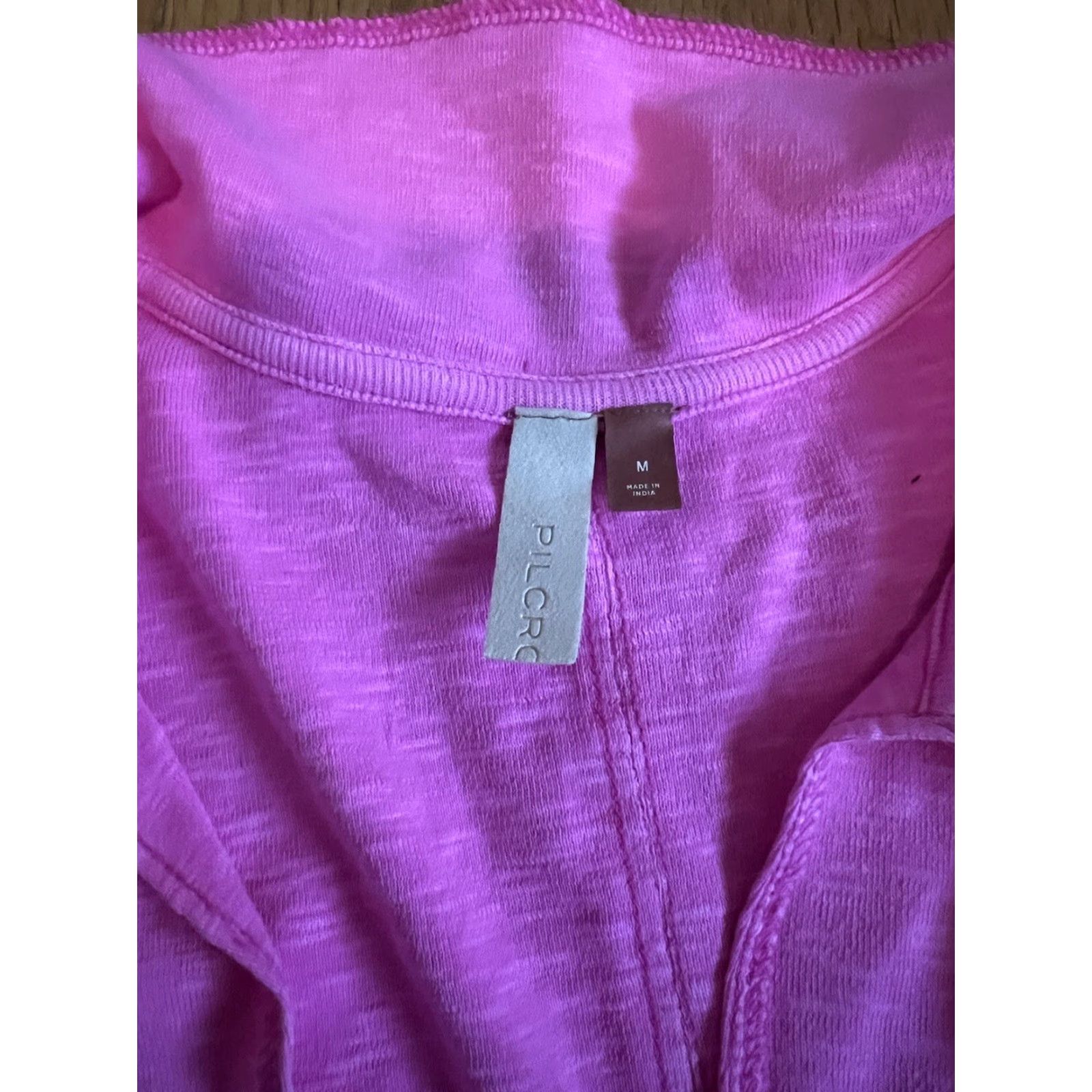 Pilcro Anthropologie Blouse Womens Pink Long Sleeve M