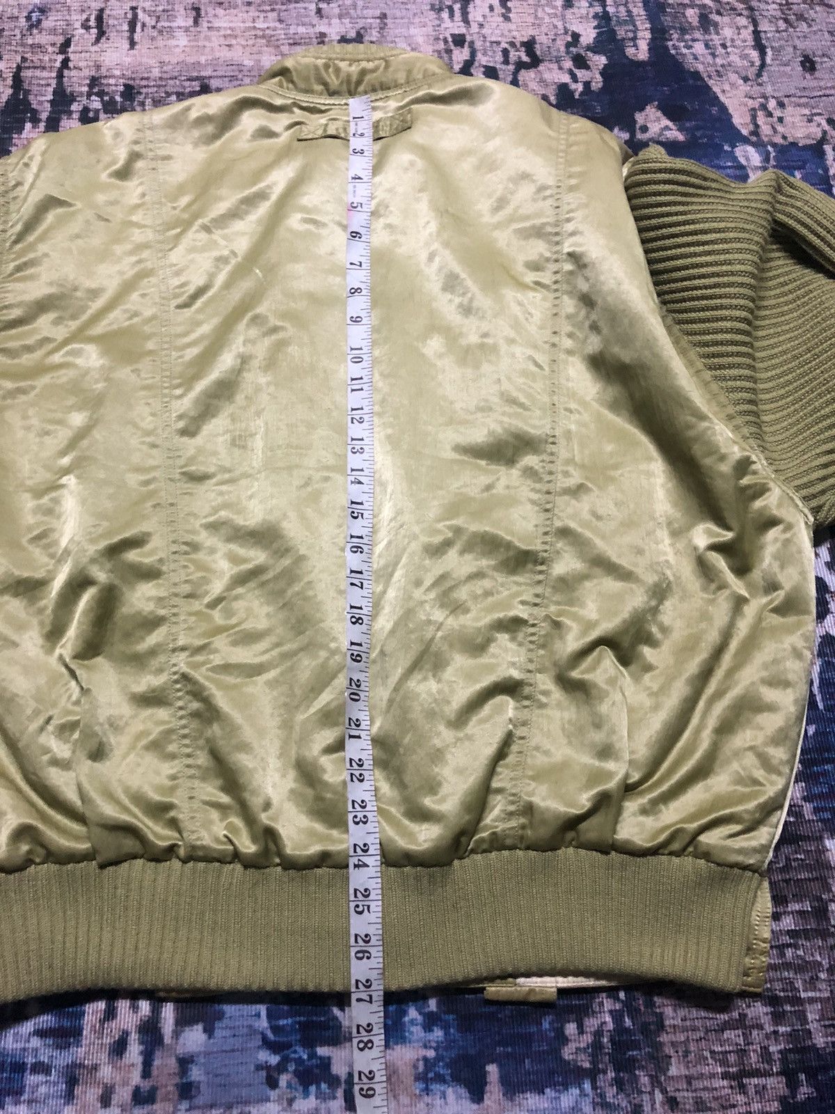 Japanese Brand Vintage Pia Sports Knited Nylon Bomber Jacket Nice Design Size US L / EU 52-54 / 3 - 22 Thumbnail