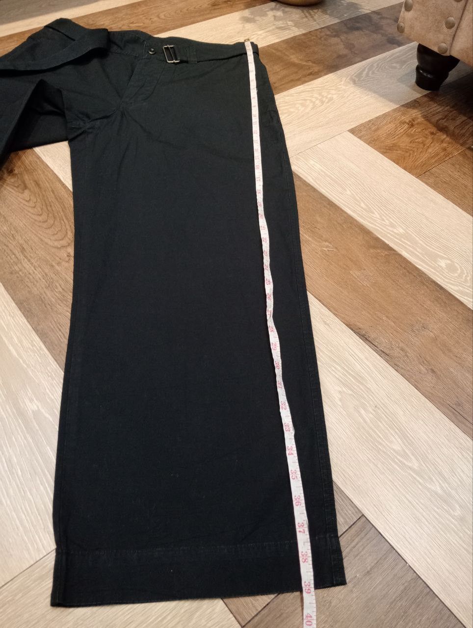 Margaret Howell MARGARET HOWELL WIDE BAGGY BLACK PANTS Size US 33 - 14 Thumbnail