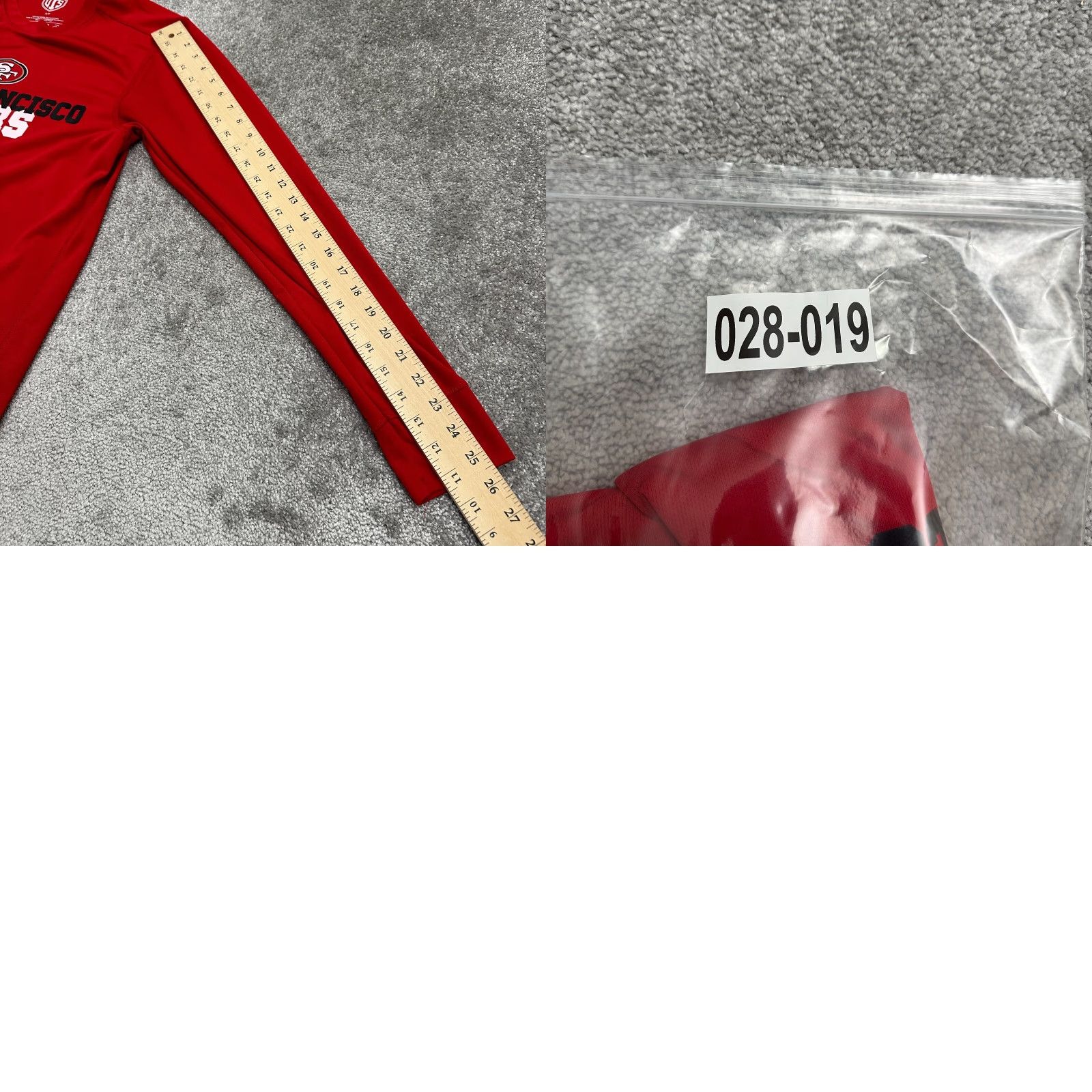 Vintage OTS Red Crew Neck Long Sleeve T-Shirt Mens Small San Francisco 49ers Graphic Tee Size US S / EU 44-46 / 1 - 8 Thumbnail