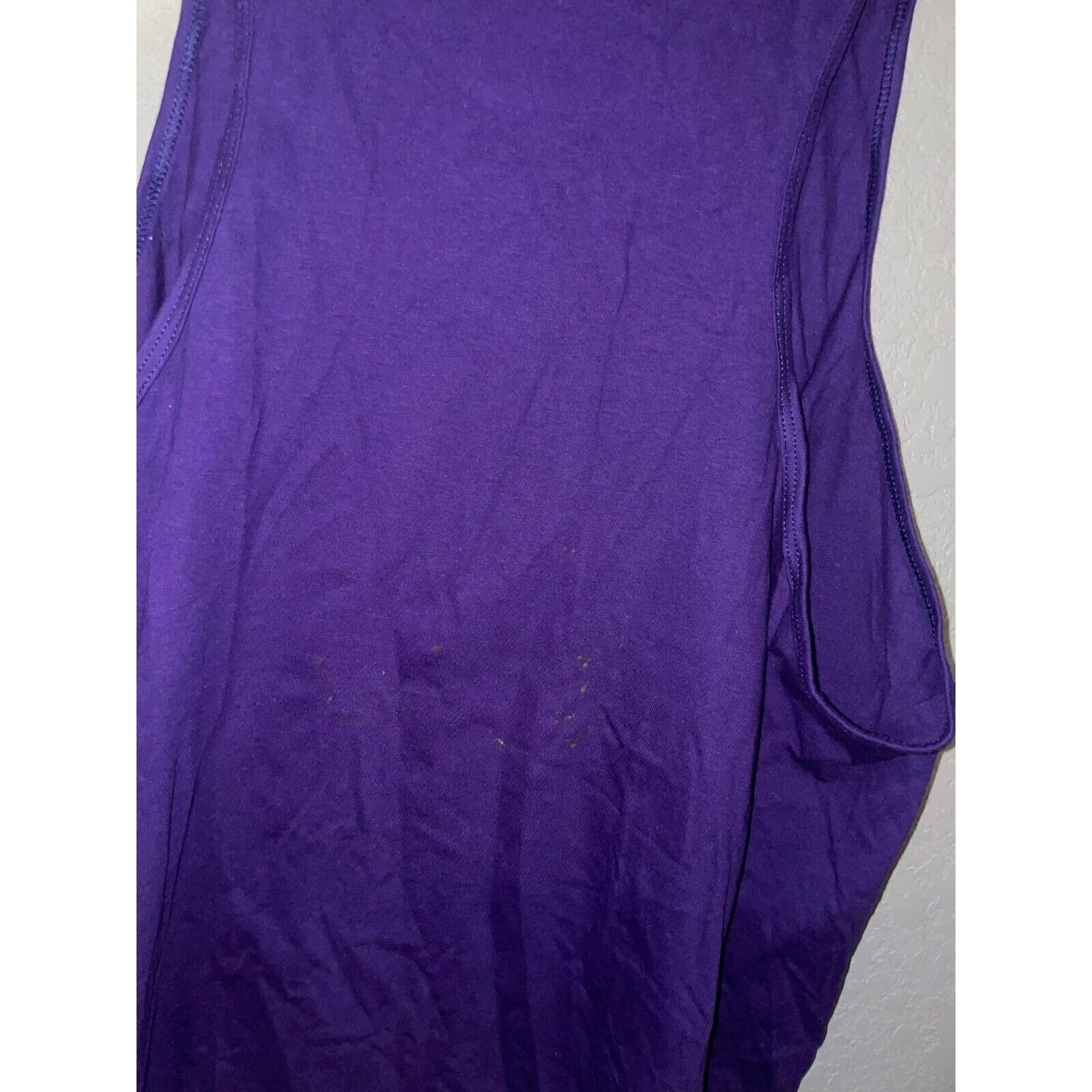 Jerzees Vintage Sleeveless Purple Shirt Jerzees Tank Tee VTG XL 90s Size US XL / EU 56 / 4 - 8 Thumbnail
