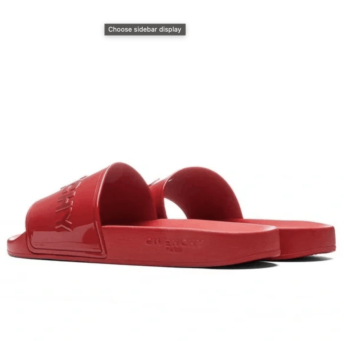 Givenchy GIVENCHY Raised Logo Rubber Pool Slides Men Size US 8 / EU 41 - 5 Thumbnail