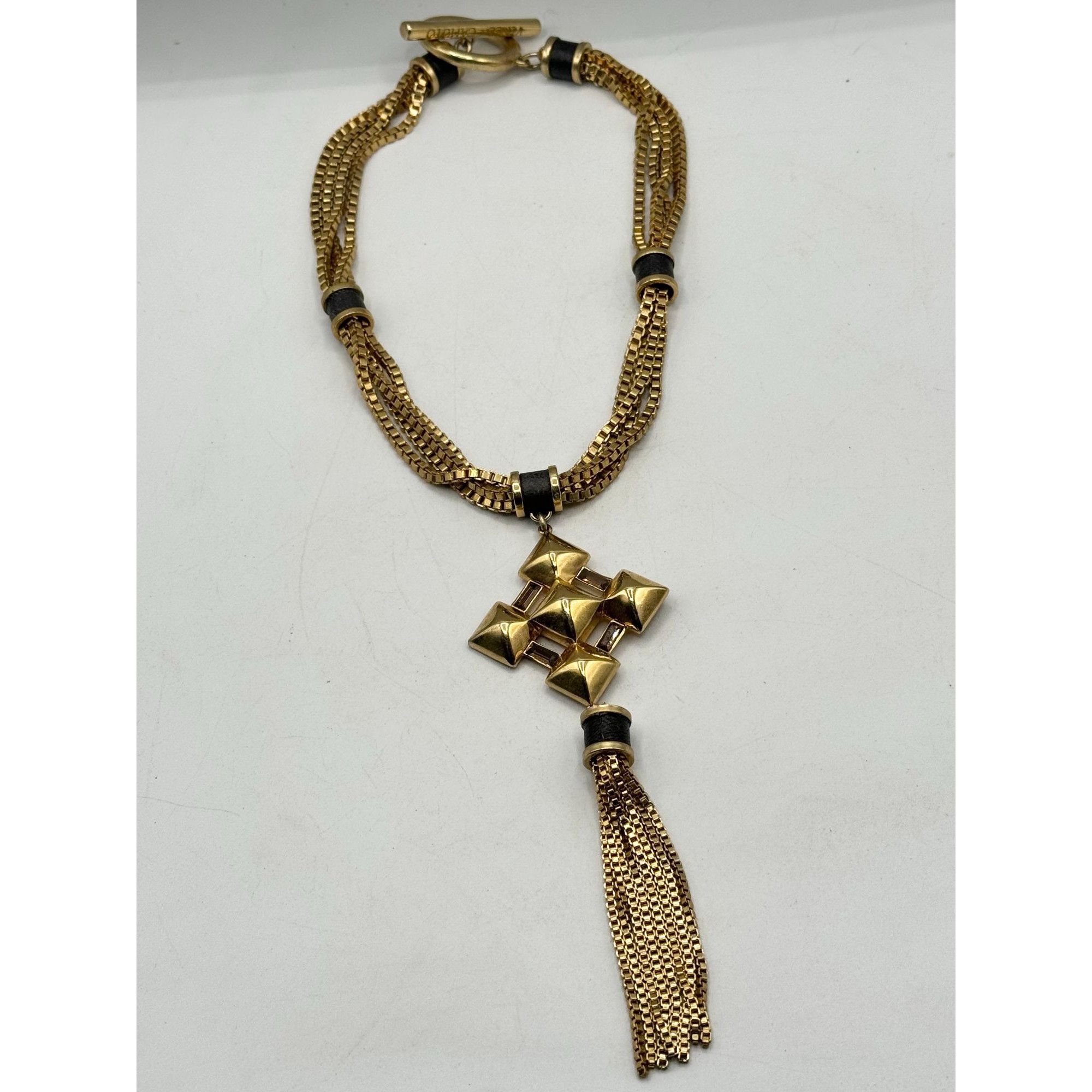 Vince Camuto Vince Camuto Chain Tassel Pendant Necklace Size ONE SIZE - 2 Thumbnail