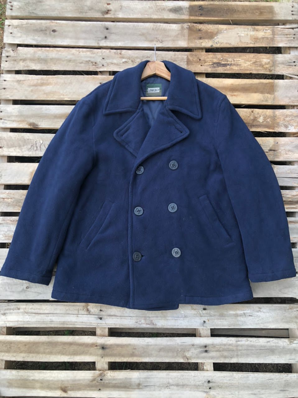 Japanese Brand × Uniqlo × Vintage Rare🔥 Vintage 90s Uniqlo Wool Jacket Size US M / EU 48-50 / 2 - 1 Thumbnail