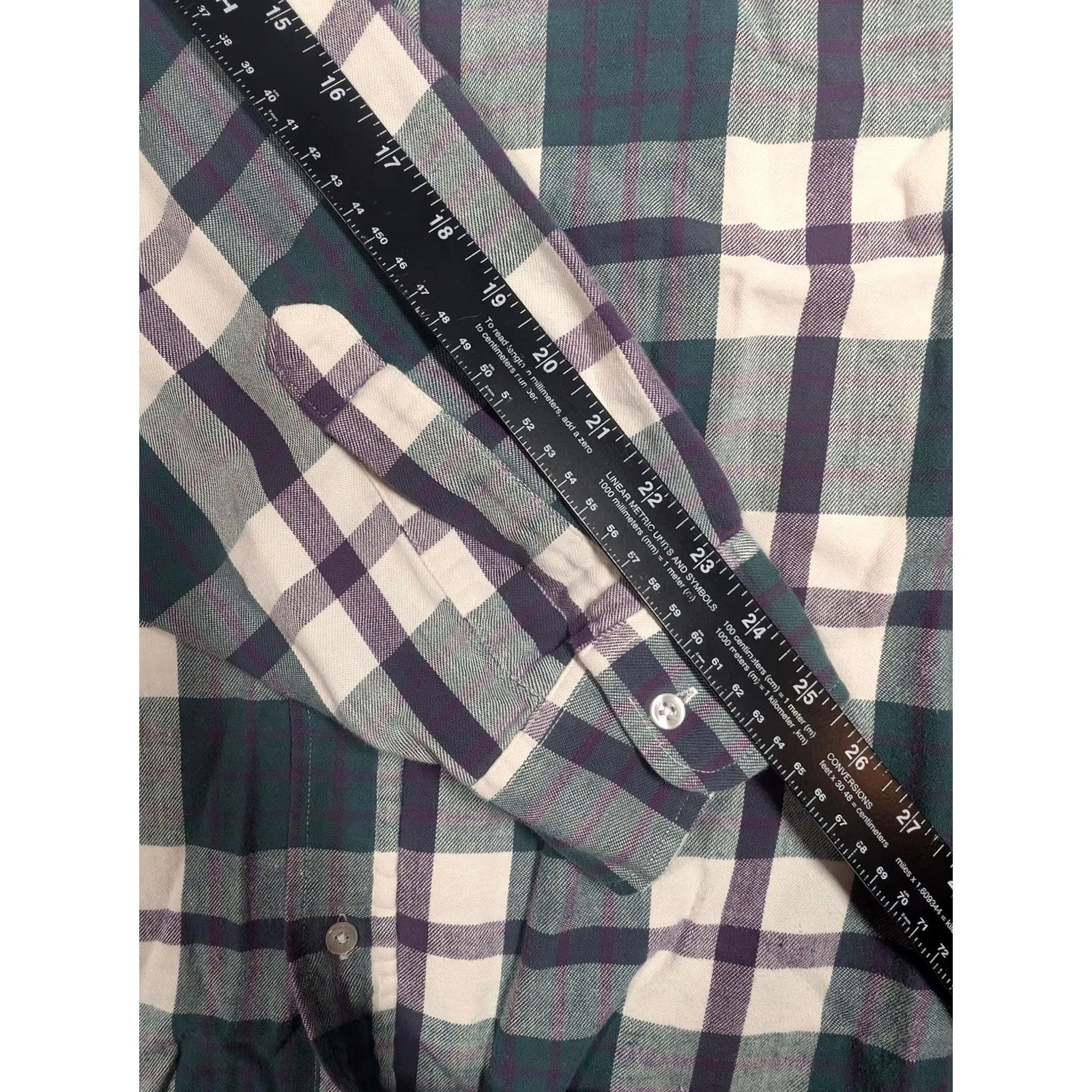 Vintage VINTAGE L.L. Bean Shirt Mens 2XLT Green Plaid Flannel Long Sleeve Button-Up USA Mens Tall 2XLT Casual Fall Womens? Size US XXL / EU 58 / 5 - 4 Thumbnail
