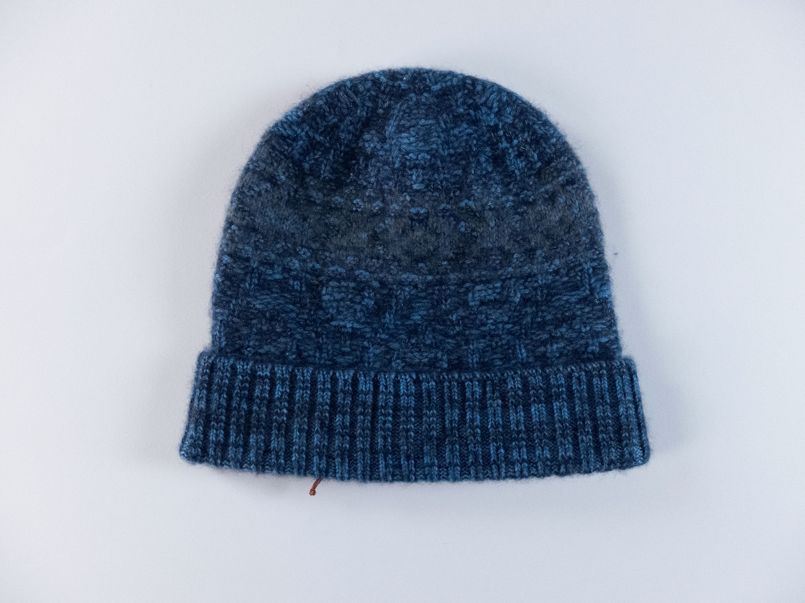 Loro Piana LORO PIANA Snow Wander blue cashmere knit beanie hat Size ONE SIZE - 1 Thumbnail