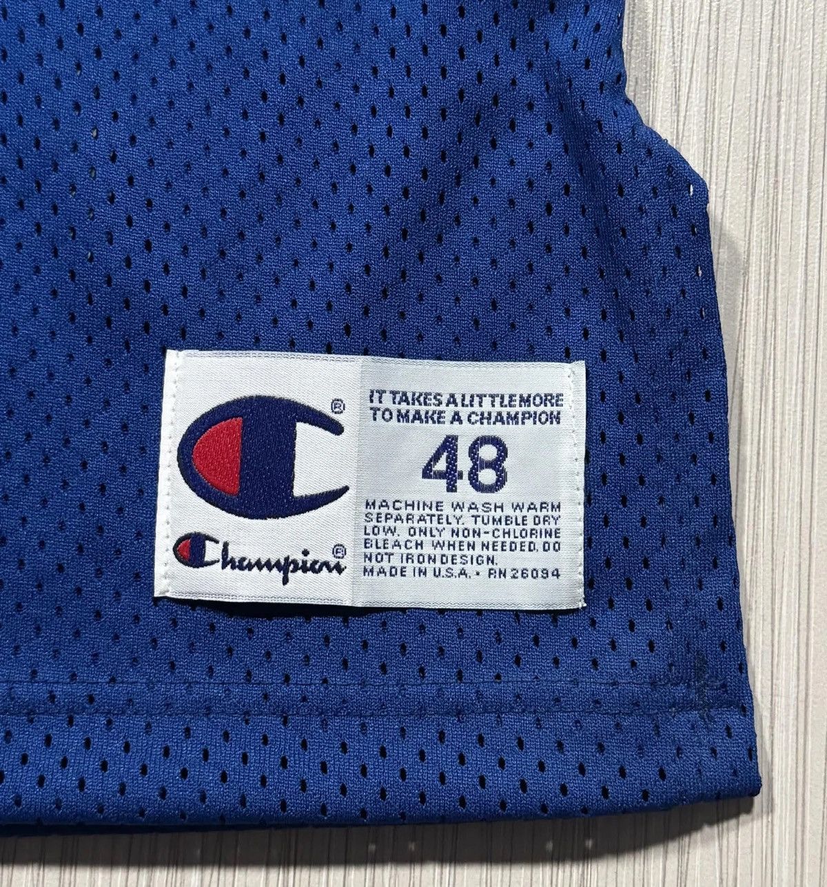Champion Champion New York Knicks Patrick Ewing Authentic Jersey Size US XL / EU 56 / 4 - 3 Thumbnail