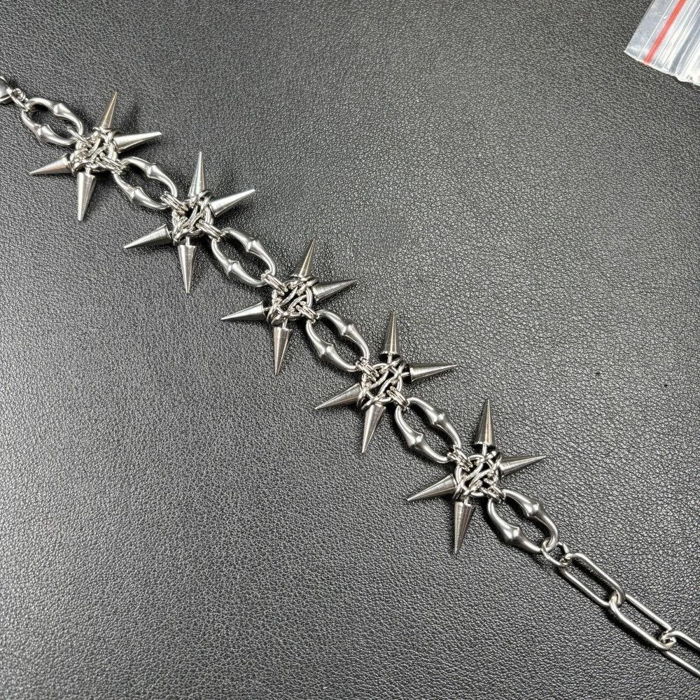 Jewelry Double Layer Chain Cross Choker Size ONE SIZE - 6 Thumbnail