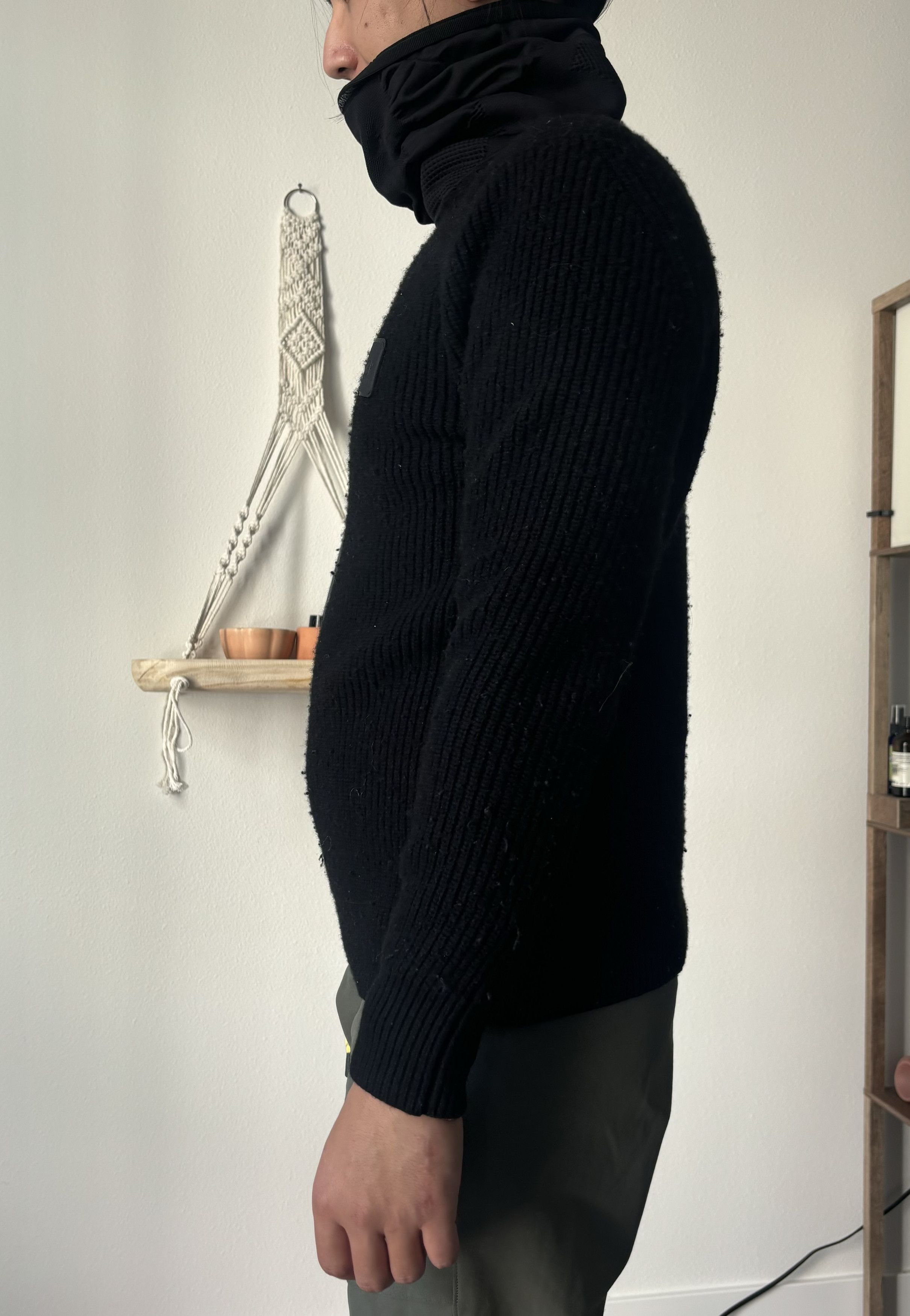 C.P. Company C.P. Company Black Sweater Attachable Logo Size US S / EU 44-46 / 1 - 5 Thumbnail