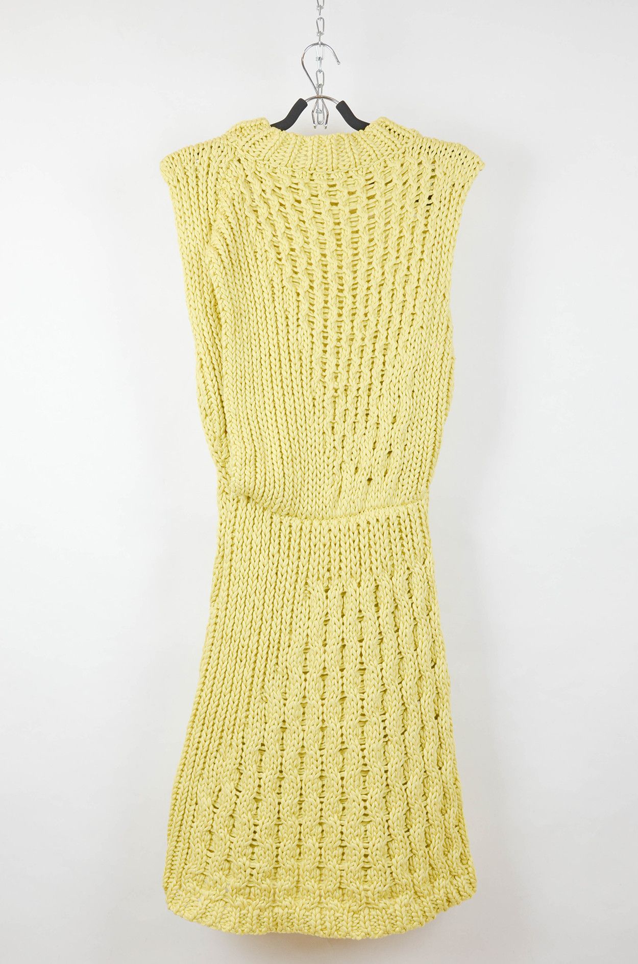 Salvatore Ferragamo Open-Knit Cotton Maxi Dress Yellow - L -  wpequipmentugltd.com