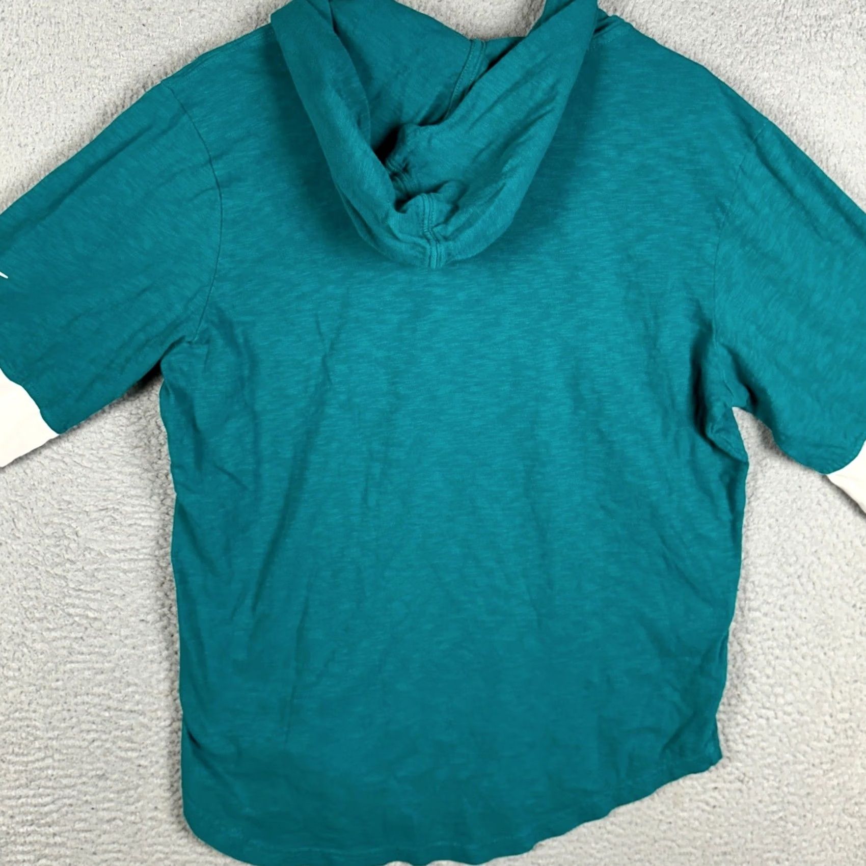 Nike Nike Miami Dolphins Hoodie Mens L Teal Henley NFL Sweatshirt Long Sleeve Button Closure Logo Size US L / EU 52-54 / 3 - 3 Thumbnail