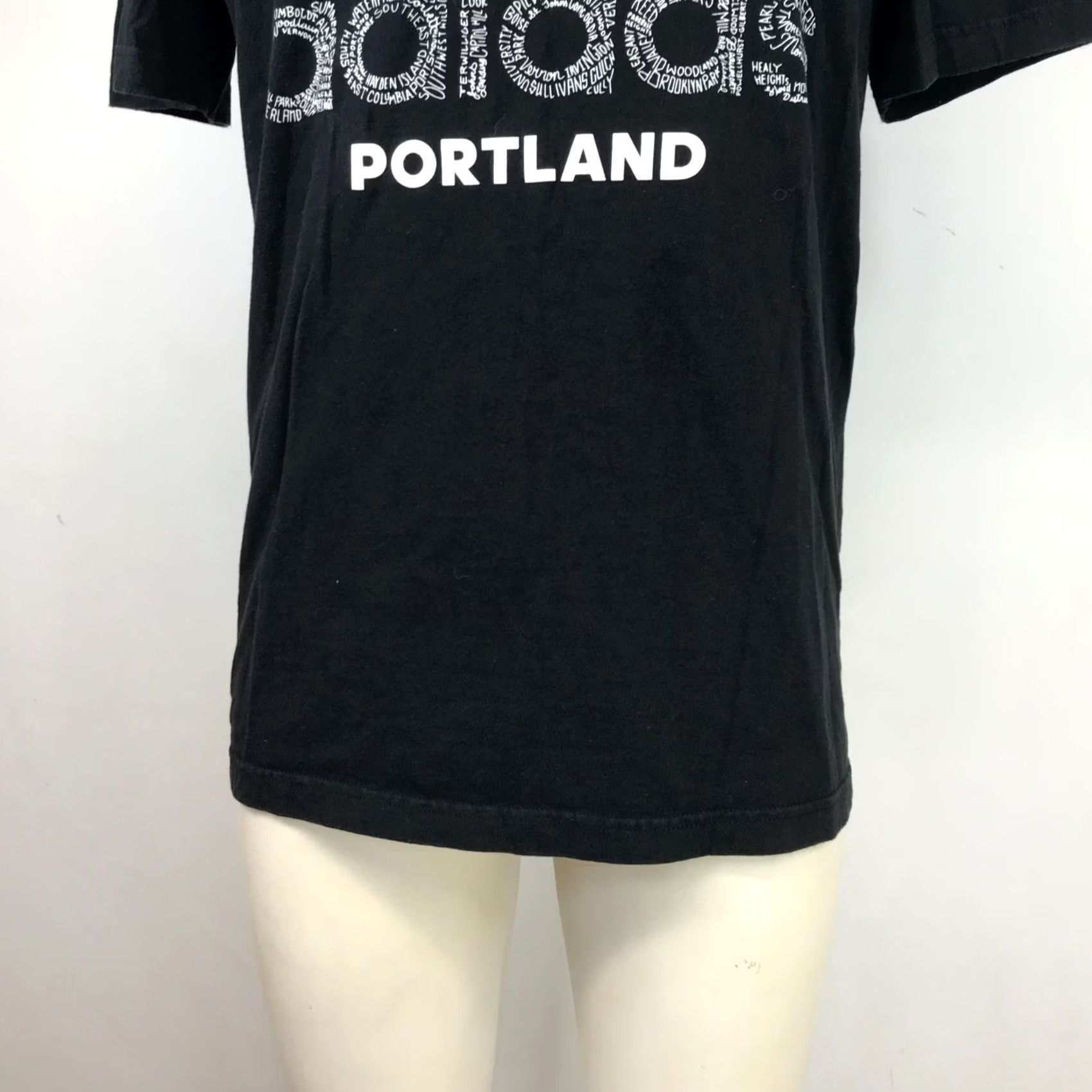 Adidas ADIDAS - Mens Medium Black Crew Neck Short Sleeve Shirt Size US M / EU 48-50 / 2 - 3 Thumbnail