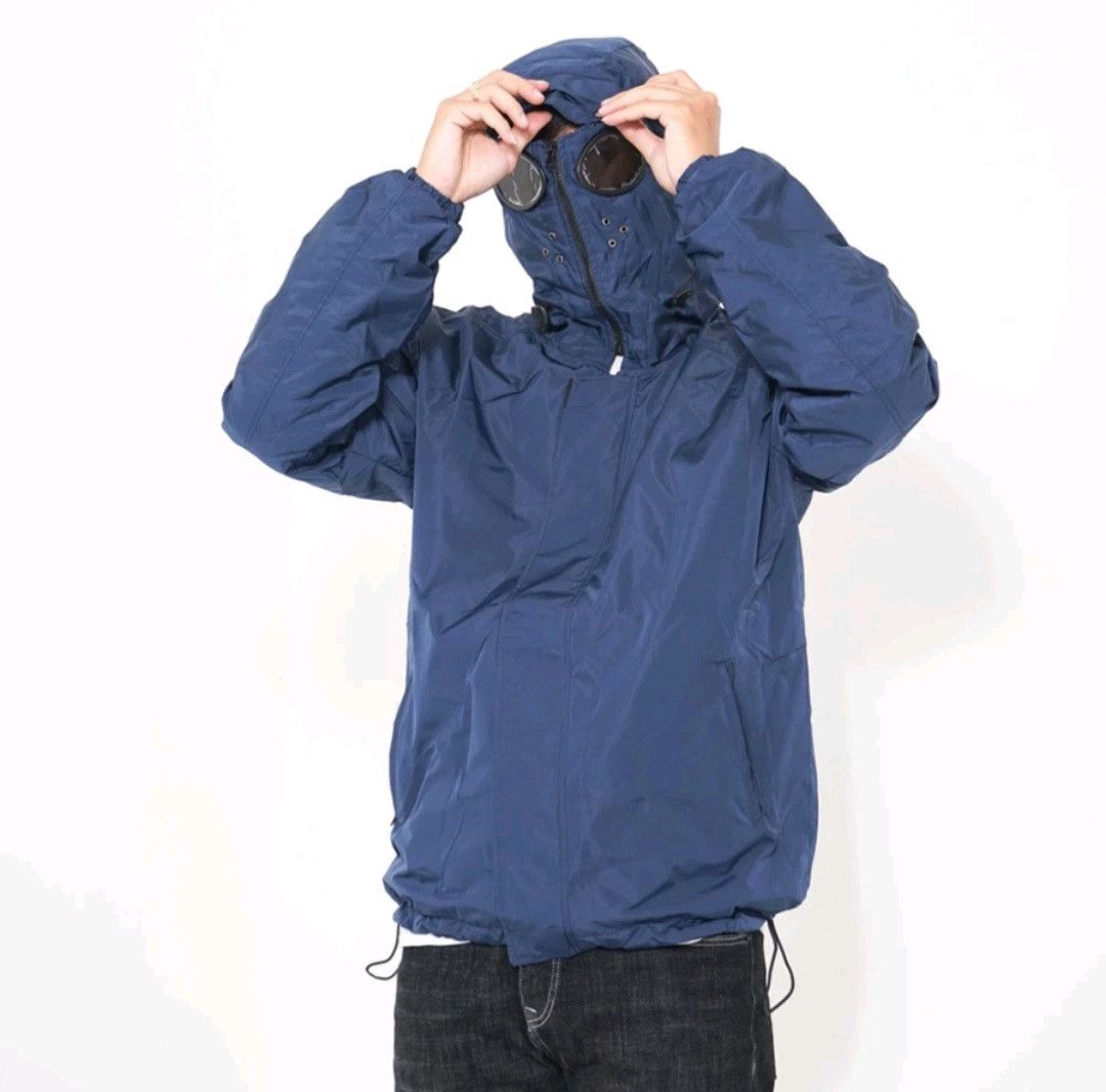 Japanese Brand 💥Full face Google glas navy blue casual jacket Size US L / EU 52-54 / 3 - 1 Preview