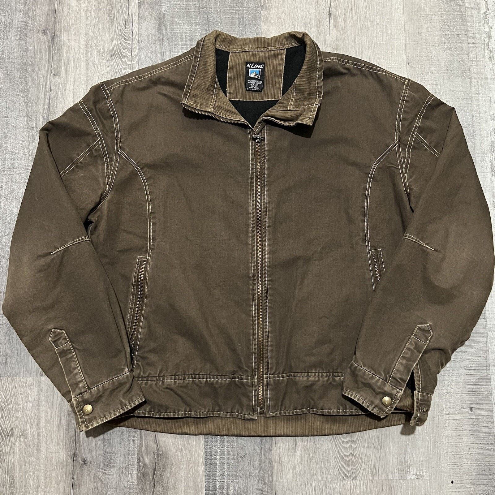 Kuhl Kuhl Womens Burr Jacket Full Zip Brown Canvas Hiking XL Size XL / US 12-14 / IT 48-50 - 1 Thumbnail