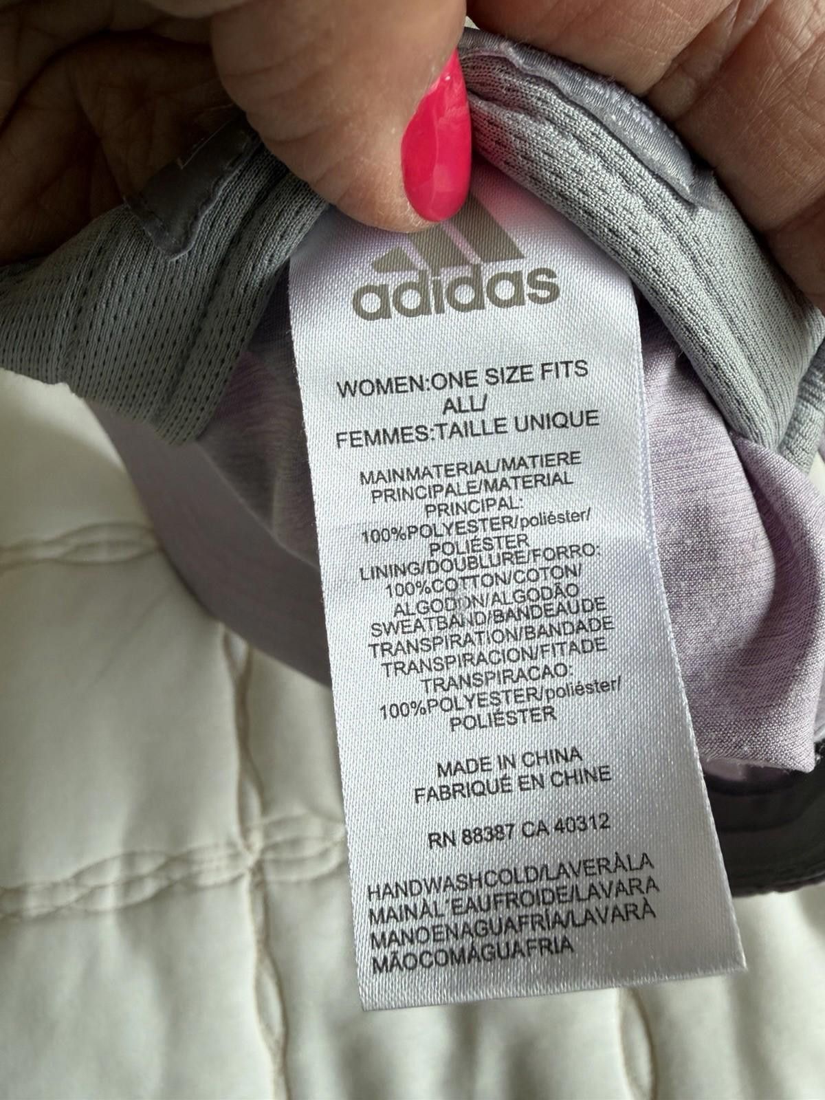 Adidas Adidas Cap Womens Ladies OSFA Adjustable Lavender Purple Cap Size ONE SIZE - 5 Thumbnail