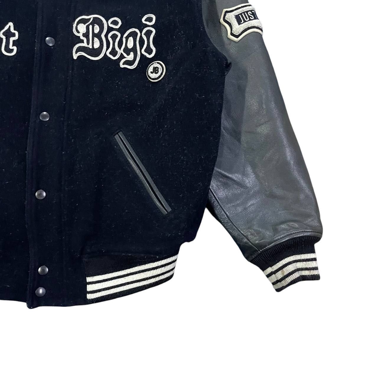 BIGI Vintage Just Bigi Wool Leather Varsity Jacket Size US L / EU 52-54 / 3 - 4 Thumbnail