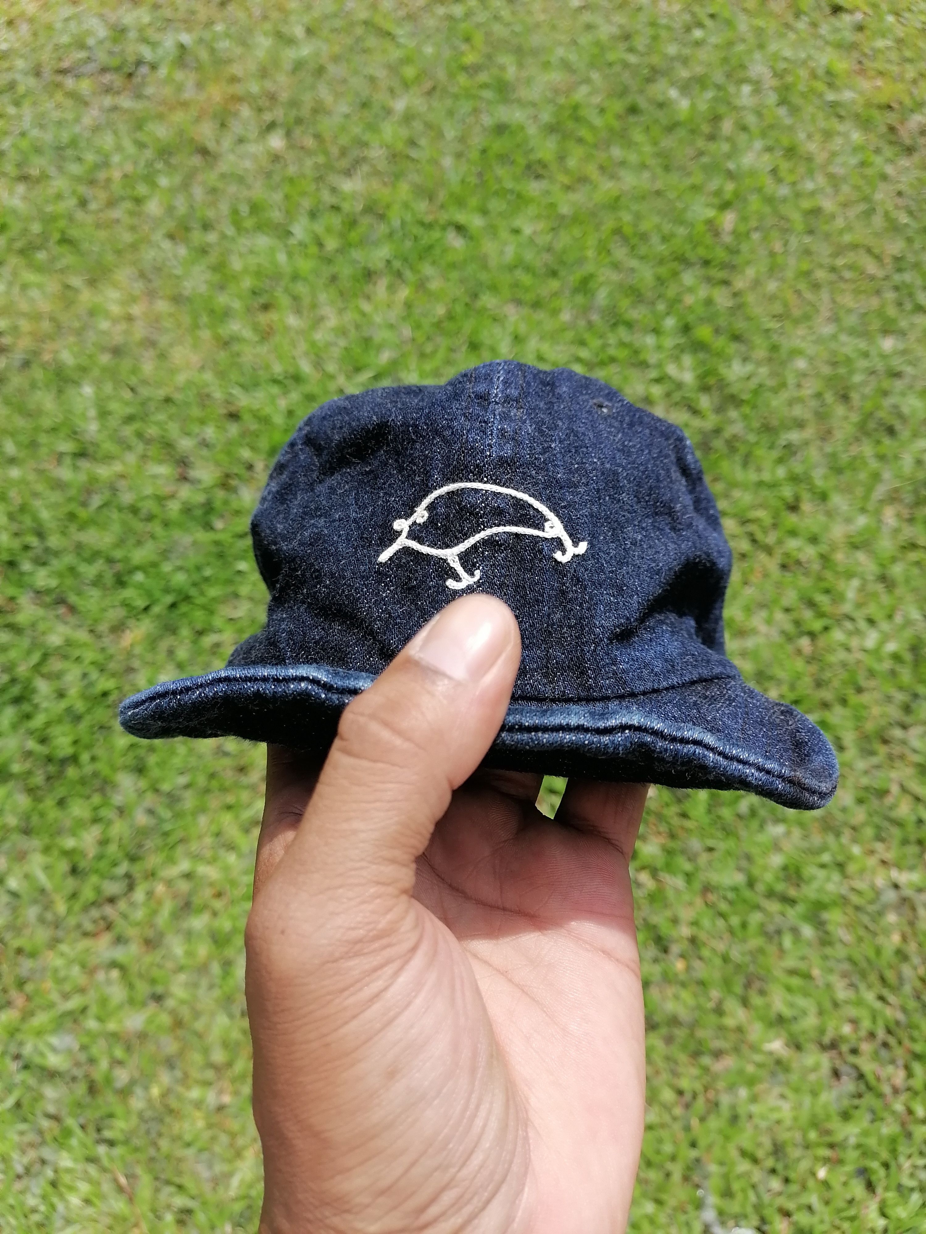 Indigo × Japanese Brand Save Japan Made Indigo Dyed Denim Cap Size ONE SIZE - 2 Thumbnail