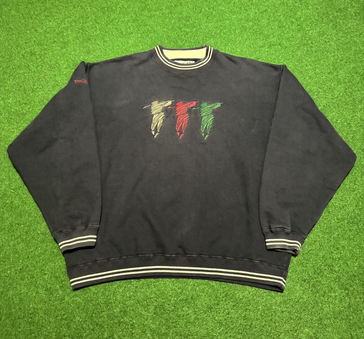 Vintage Golf Pullover Crewneck Embroidered Vtg Med Boxy Sweatshirt Size US M / EU 48-50 / 2 - 1 Thumbnail