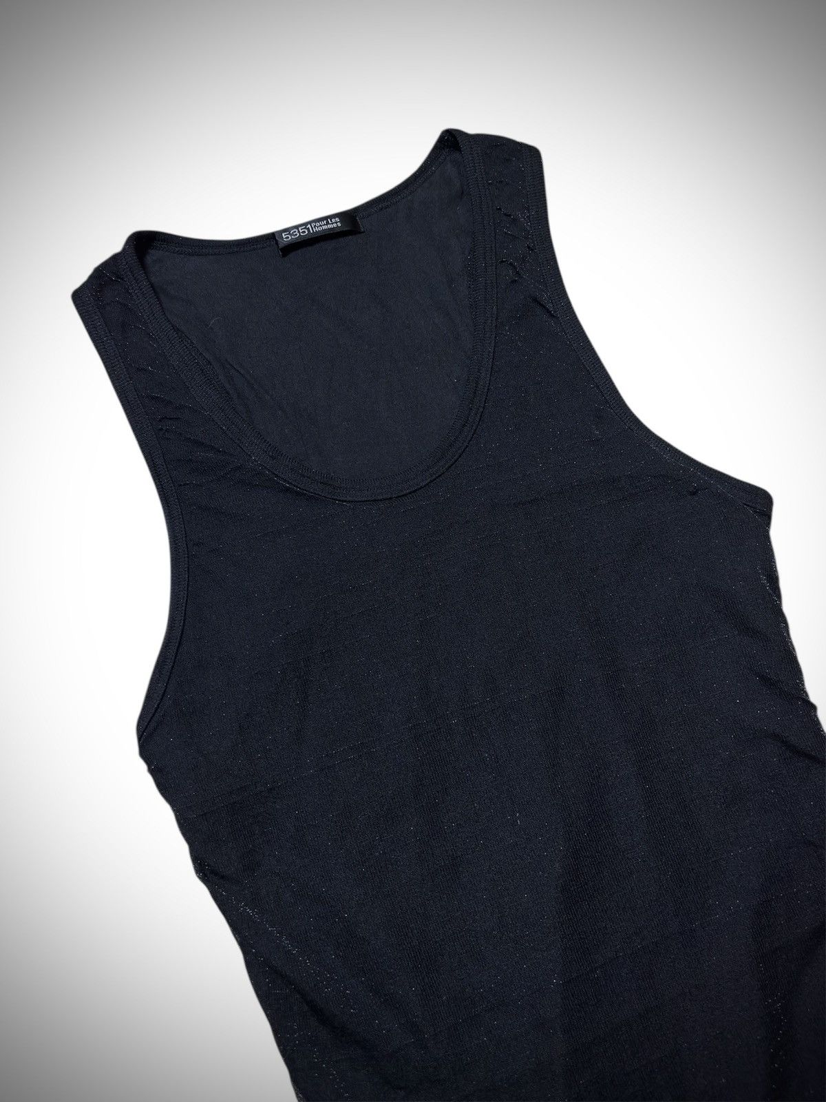 5351 POUR LES HOMMES “5351 Pour Les Hommes” Wrinkle Tanktop Size US M / EU 48-50 / 2 - 2 Thumbnail