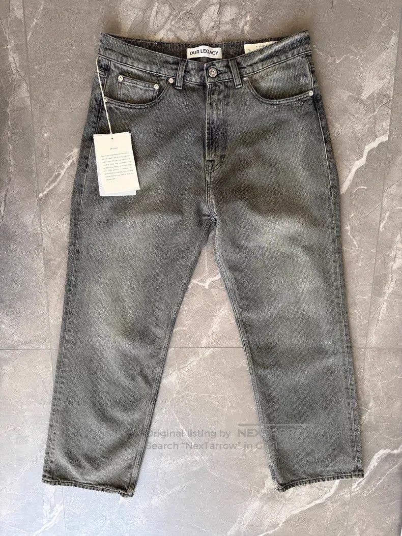 Our Legacy Our Legacy Gray denim pants Size US 30 / EU 46 - 2 Thumbnail
