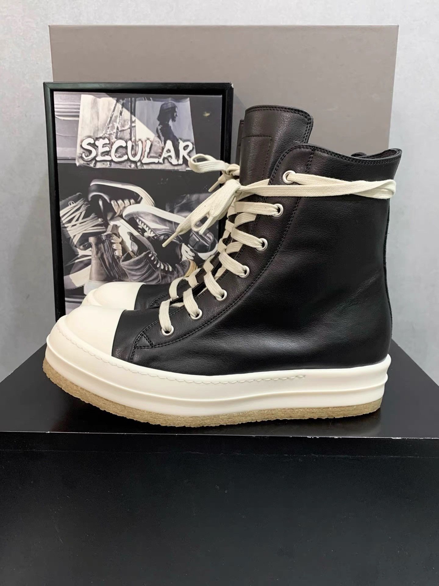 Rick Owens Rick Owens 25FW Gum Sole Thick Sole Big Converse K34 Size US 5.5 / EU 38 - 2 Thumbnail