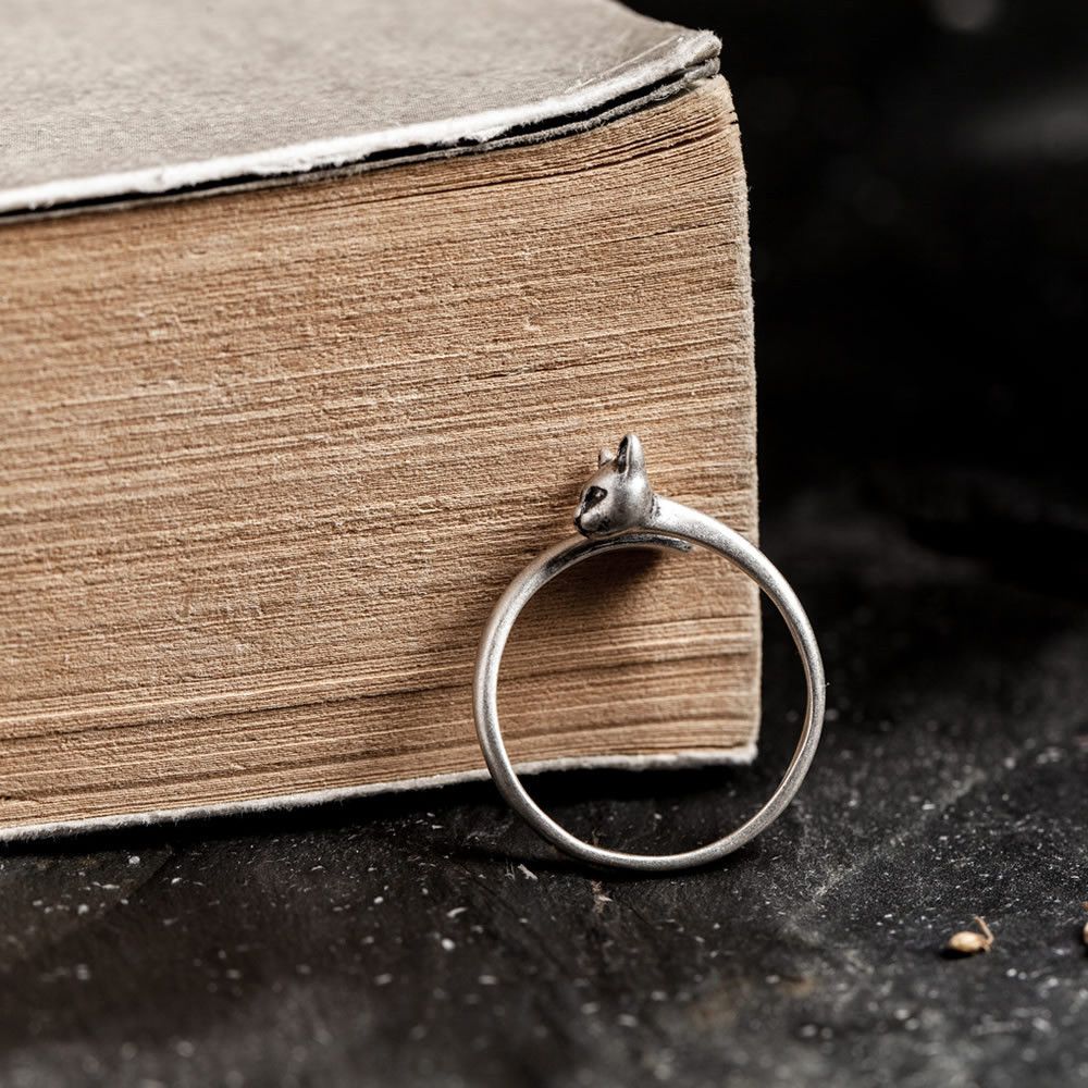 Jewelry Cat Future Jewelry Rings Open Size Chrome Ring (Size 7-13) Size ONE SIZE - 4 Thumbnail