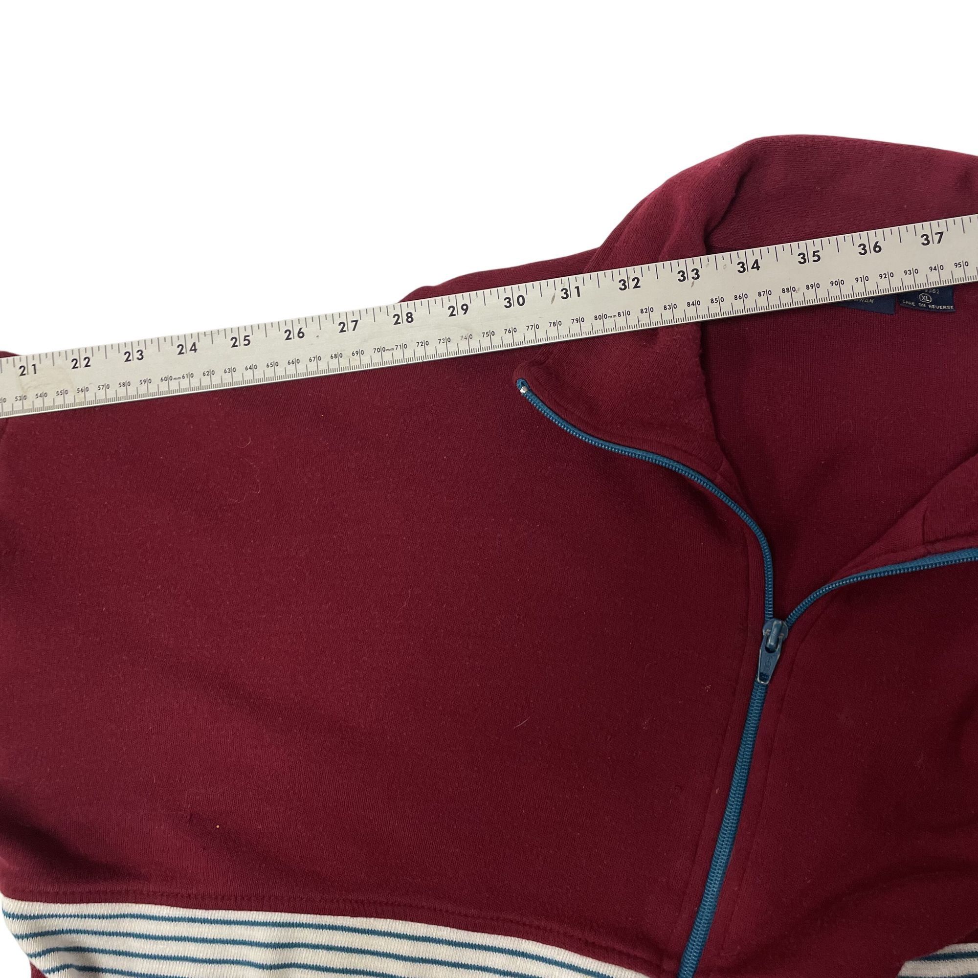 Other Vtg Carl Michaels Maroon Blue COLOR BLOCK Athletic Jacket Size US XL / EU 56 / 4 - 6 Thumbnail