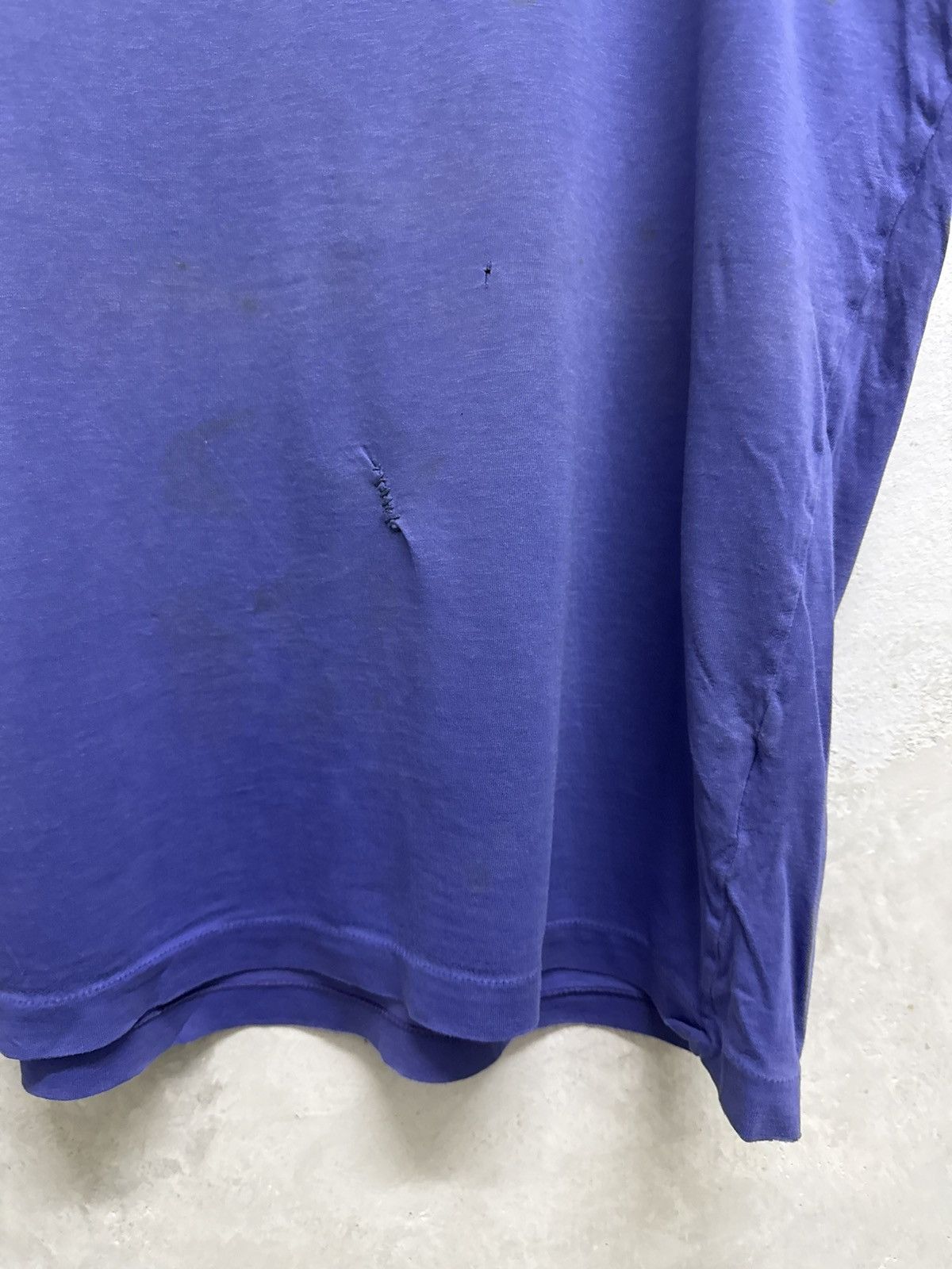 Adidas Vintage 90’s Distressed Adidas Descente Trefoil Thrashed Tee Size US M / EU 48-50 / 2 - 5 Thumbnail