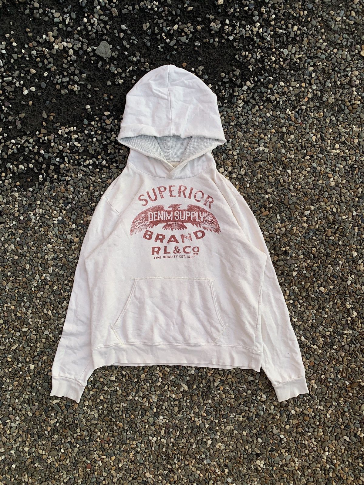 Denim & Supply Ralph Lauren Denim & Supply Ralph Lauren Pullover Hooded Sweatshirt Size US XL / EU 56 / 4 - 1 Thumbnail