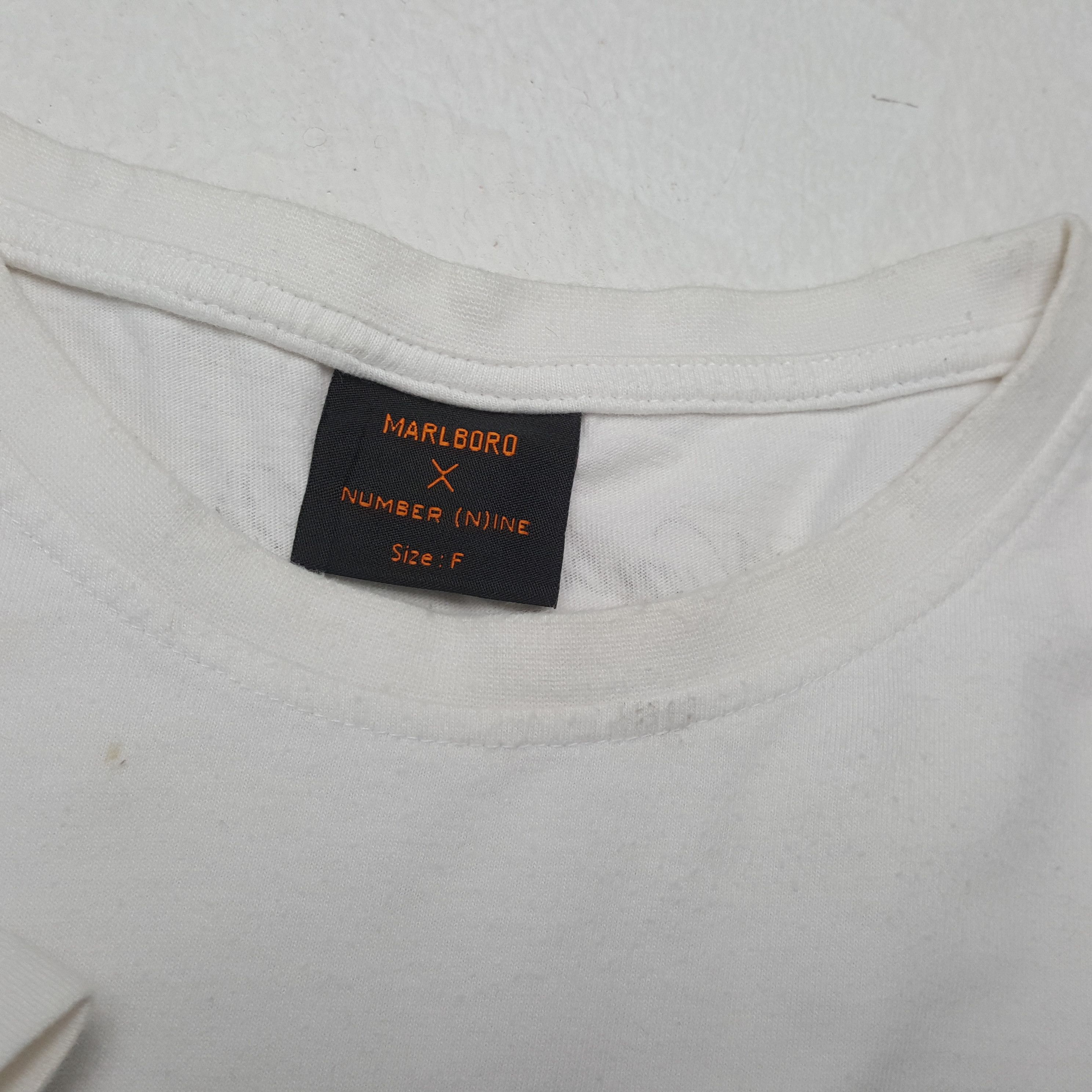 Marlboro × Number (N)ine × Vintage MARLBORO x NUMBER (N)INE Japanese Brand Custom Art Tshirt Size US L / EU 52-54 / 3 - 8 Thumbnail