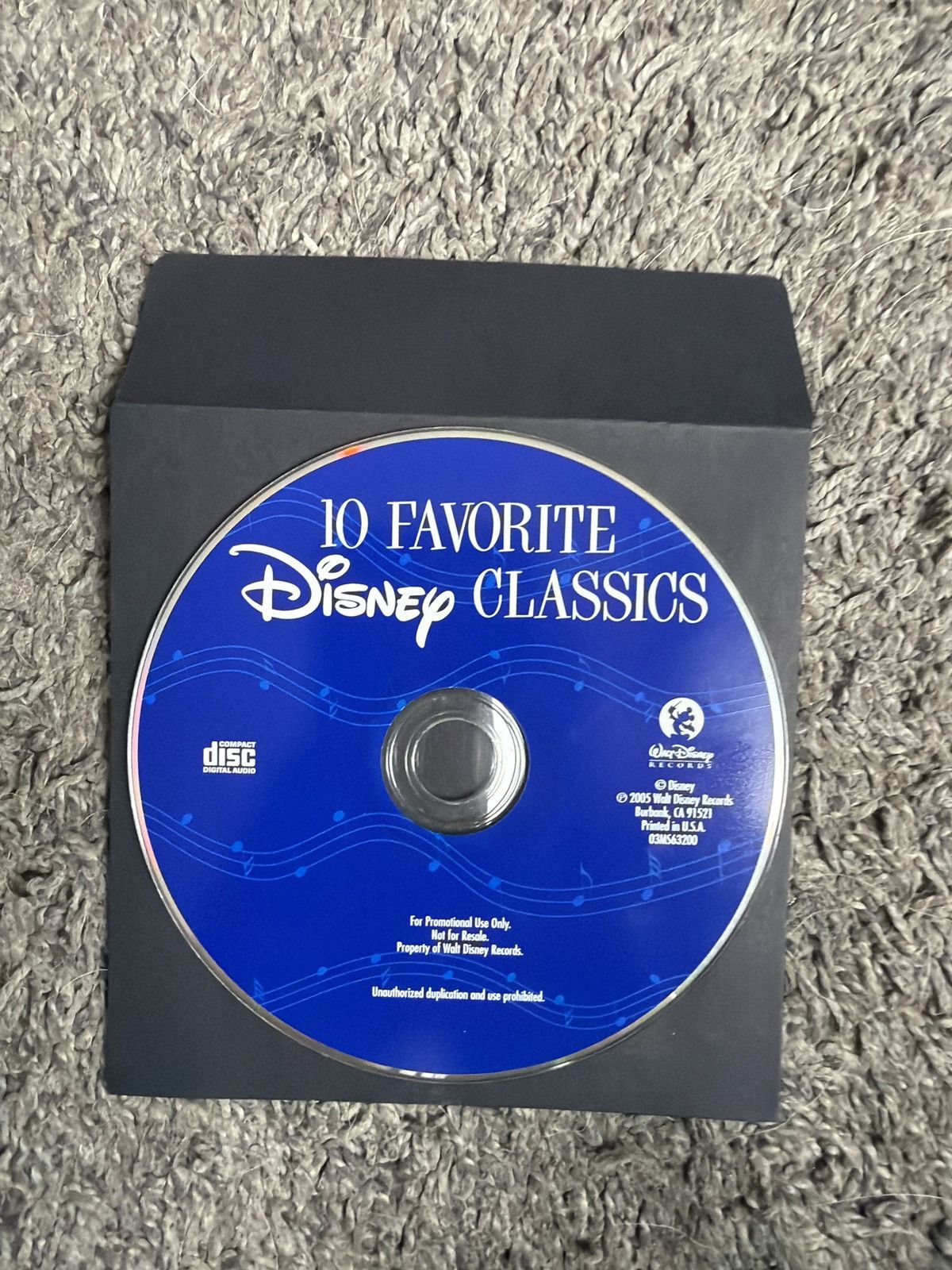 Disney 10 Favorite Disney Classics (2005, CD) Size ONE SIZE - 1 Thumbnail