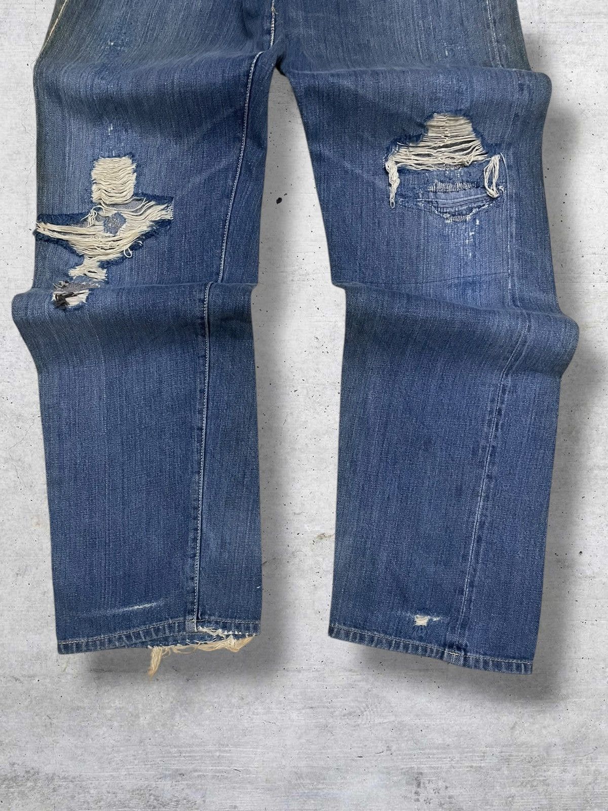 Nepenthes VINTAGE HOGGS BY NEPHENTES OG JAPAN DESIGNER SELVEDGE DENIM Size US 29 - 3 Thumbnail